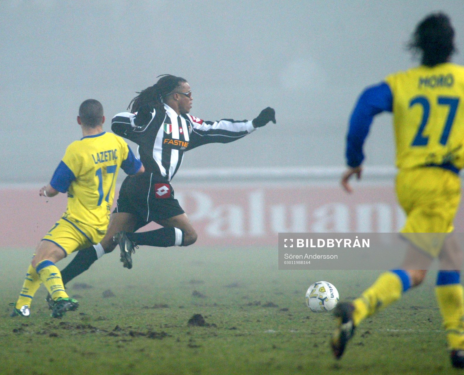 Edgar Davids, Juventus och Nikola Lazetic och Fabio Moro,