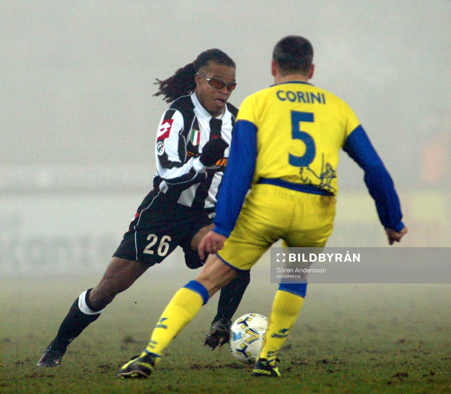 Edgar Davids, Juventus och Eugenio Corini, Chievo