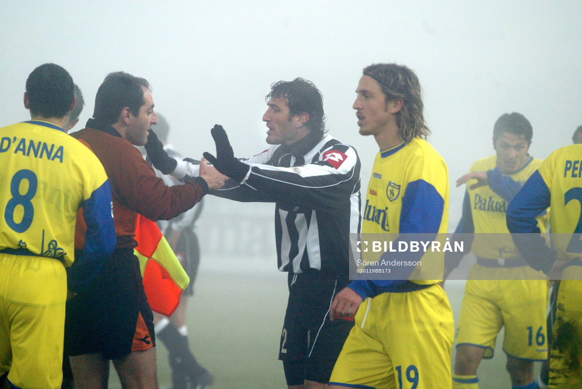  Daniele Franceschini, Chievo  och Ferrara, Juventus och domare.