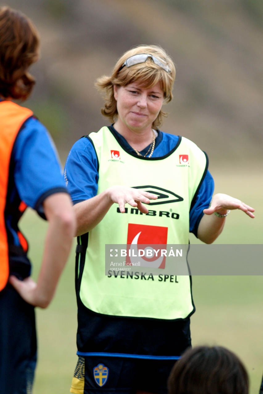 Marika Domanski Lyfors, förbundskapten, Sverige