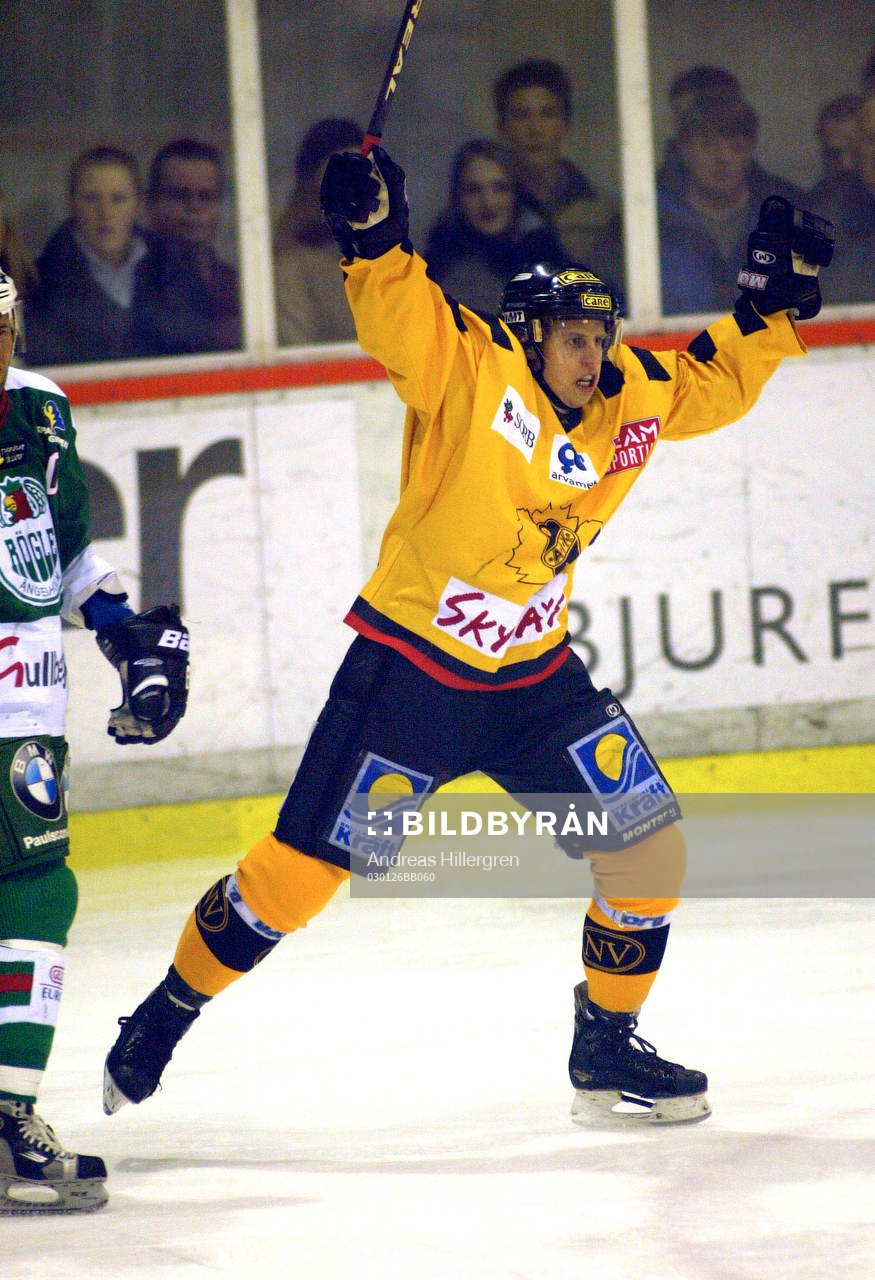 Andreas Nyberg, Skellefteå, jubel