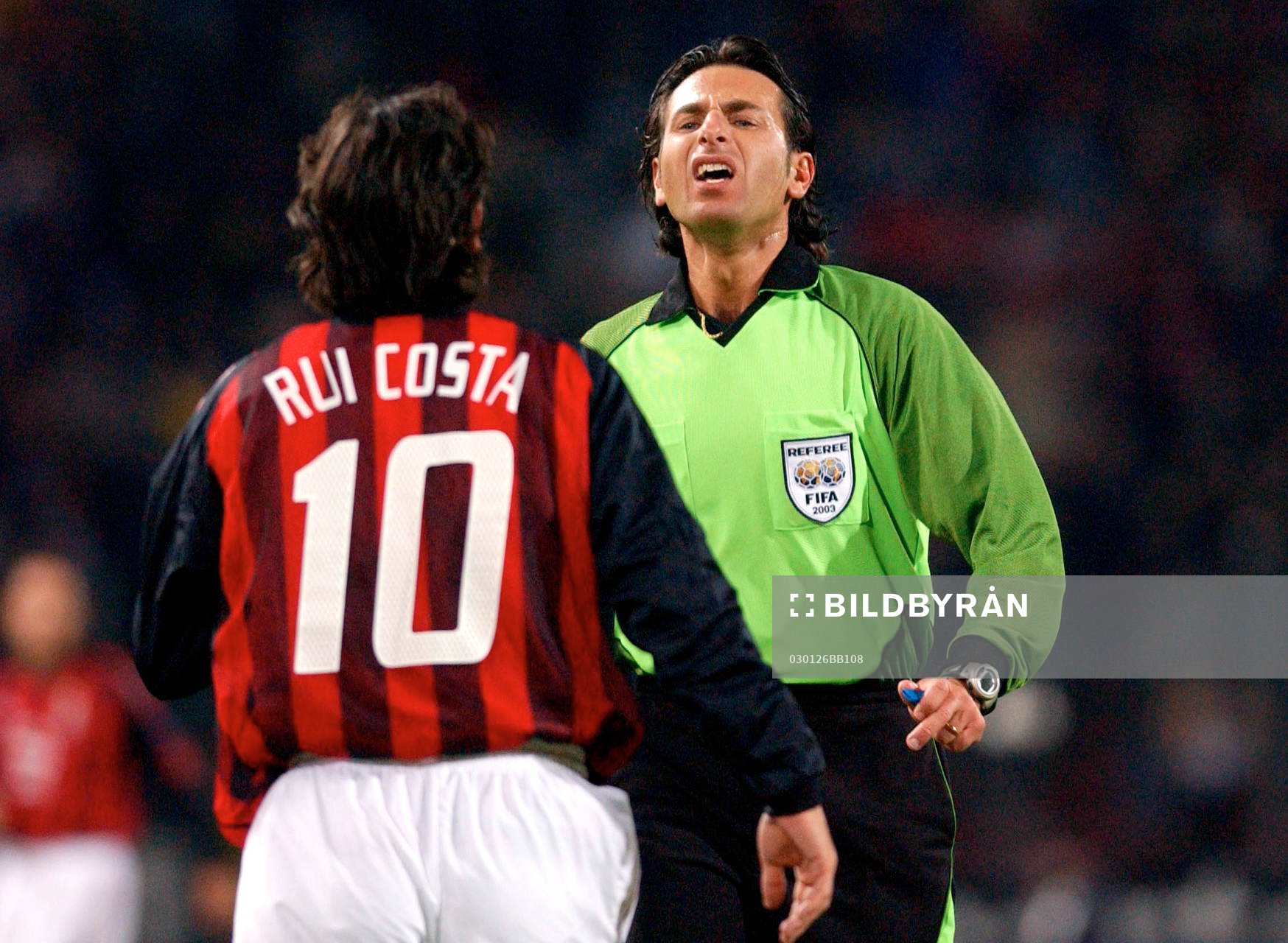 Rui Costa, Milan och Paparesta, domare