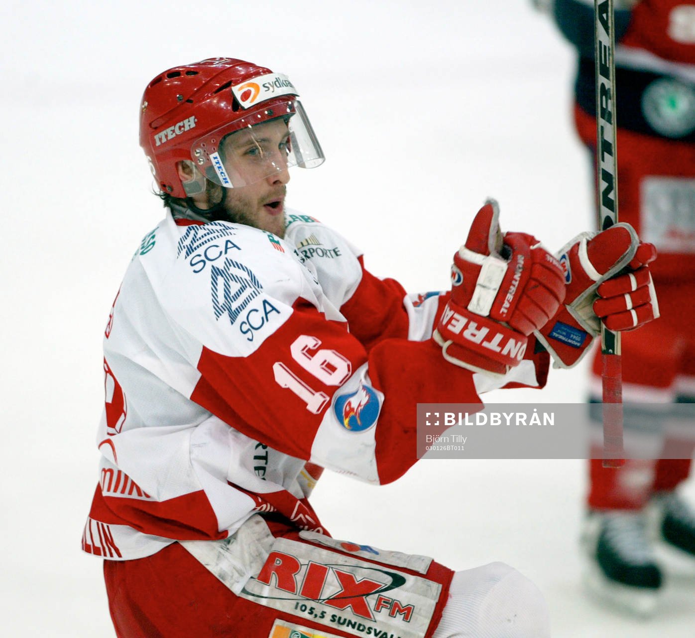 Fd Södertäljespelaren Per Hallin, Timrå gjorde 0-2
