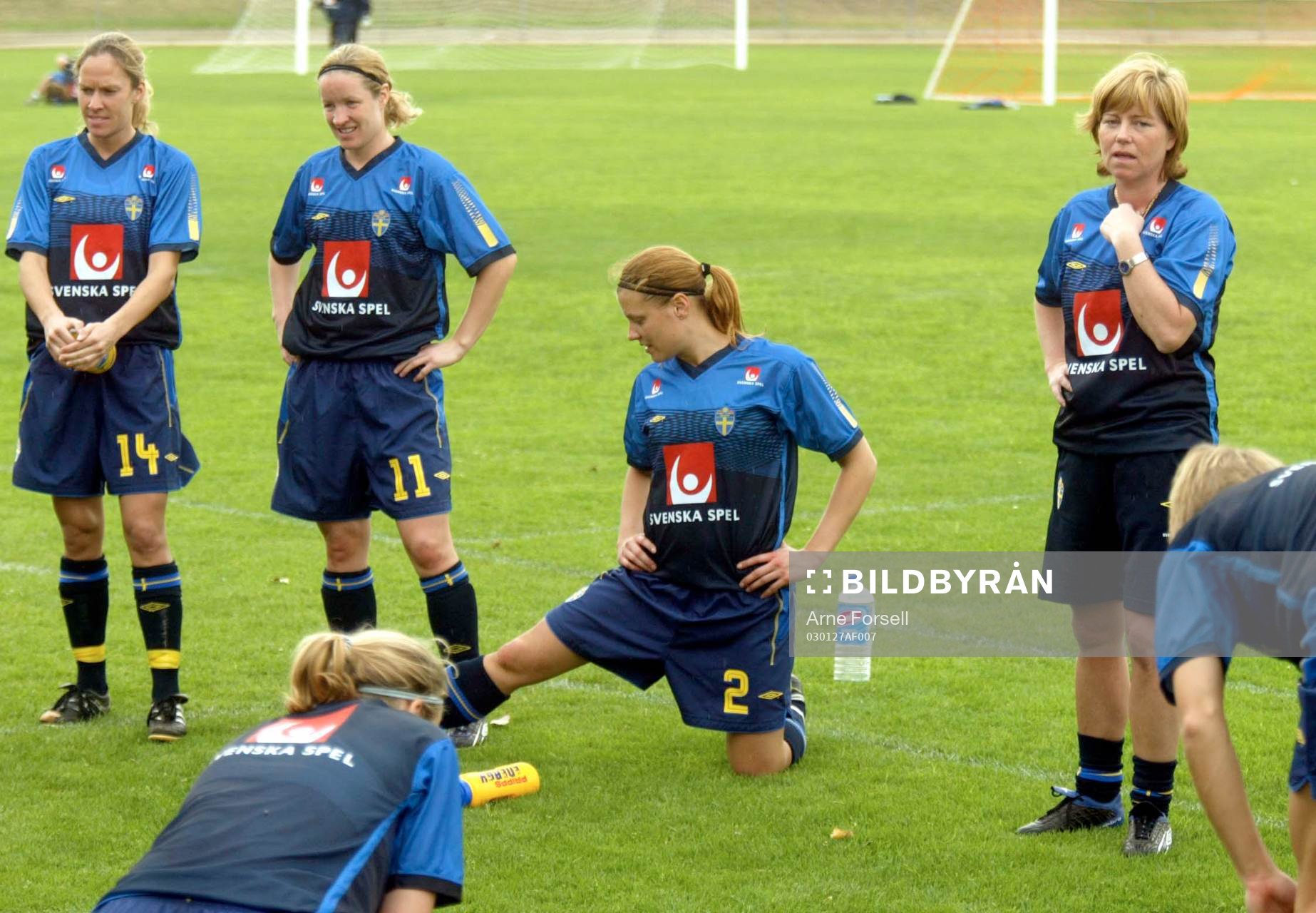 Fotboll Dam. Australia Cup, Sverige. Marika Domanski-Lyfors