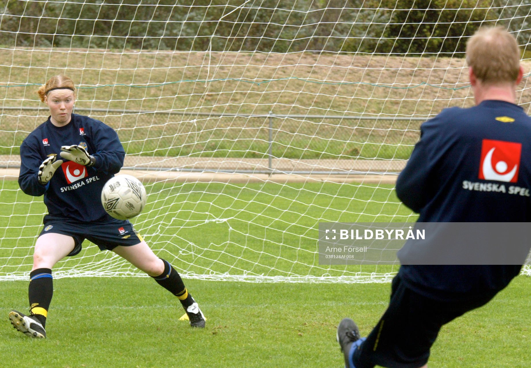 Hedvig Lindahl, träning, målvakt, målvaktsträning