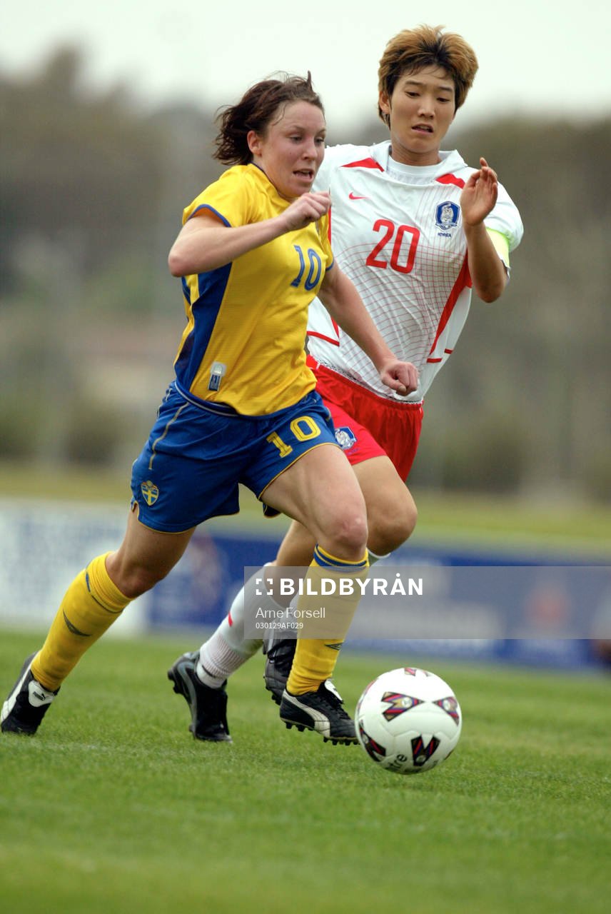 Fotboll Dam. Australia Cup. Hanna Ljungberg, Sverige