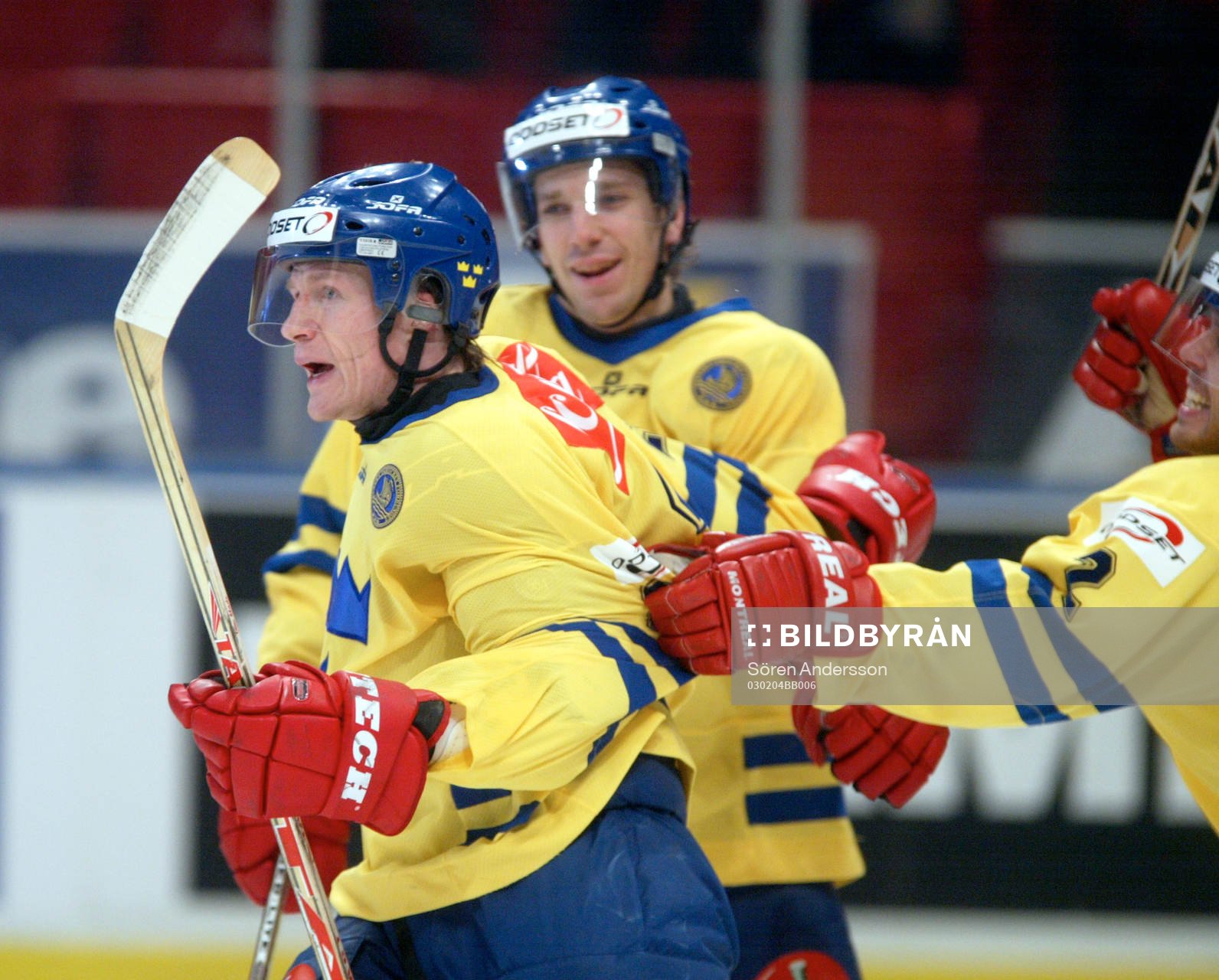 Niklas Andersson, Sverige jublar