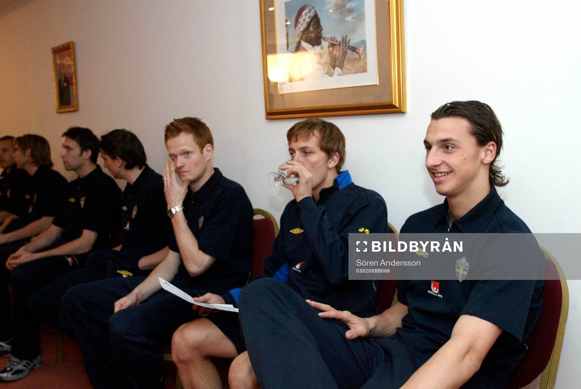Michael Svensson och Zlatan Ibrahimovic, Sverige