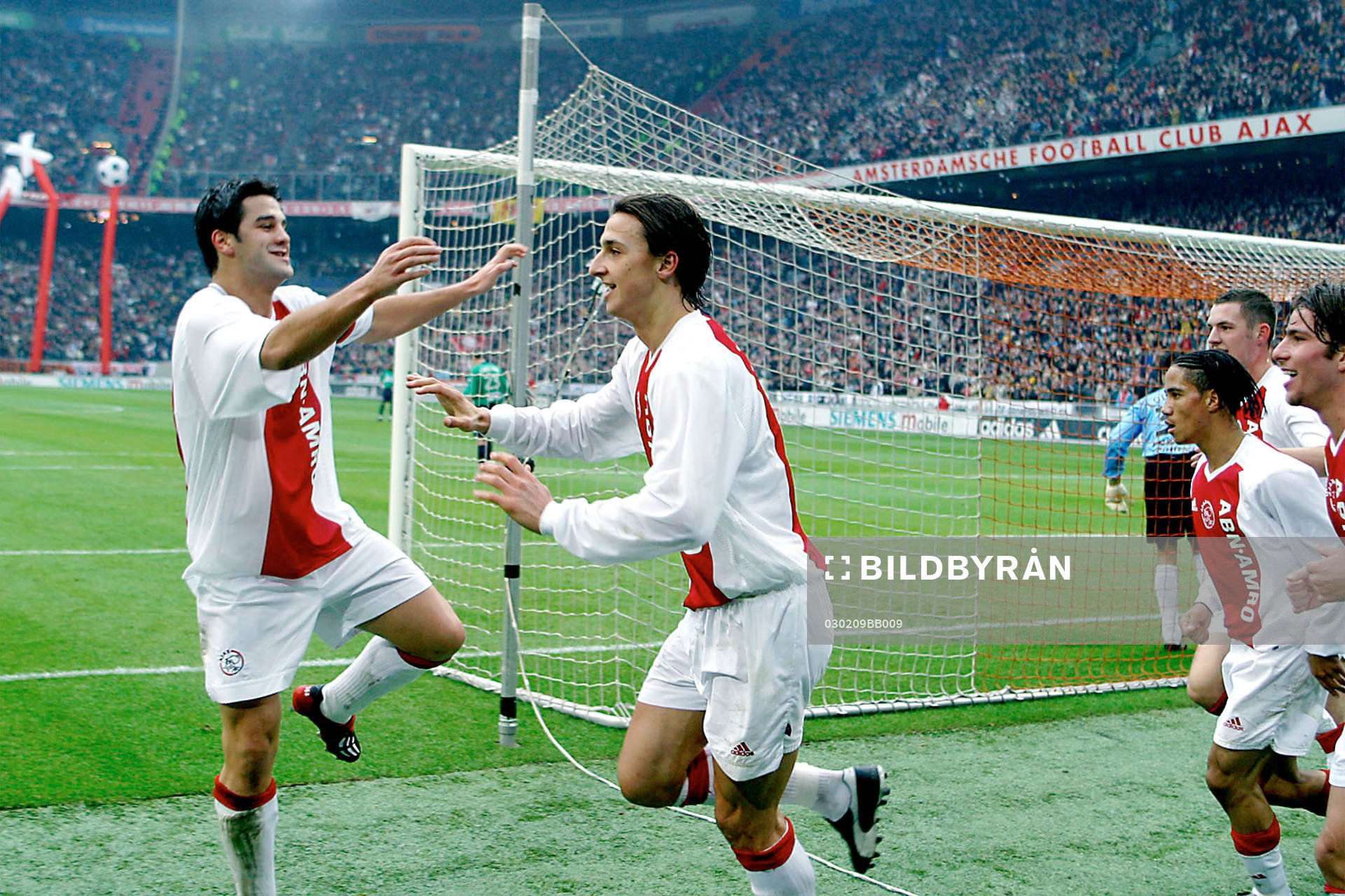 Zlatan Ibrahimovic, Ajax har gjort 1 - 0 till Ajax