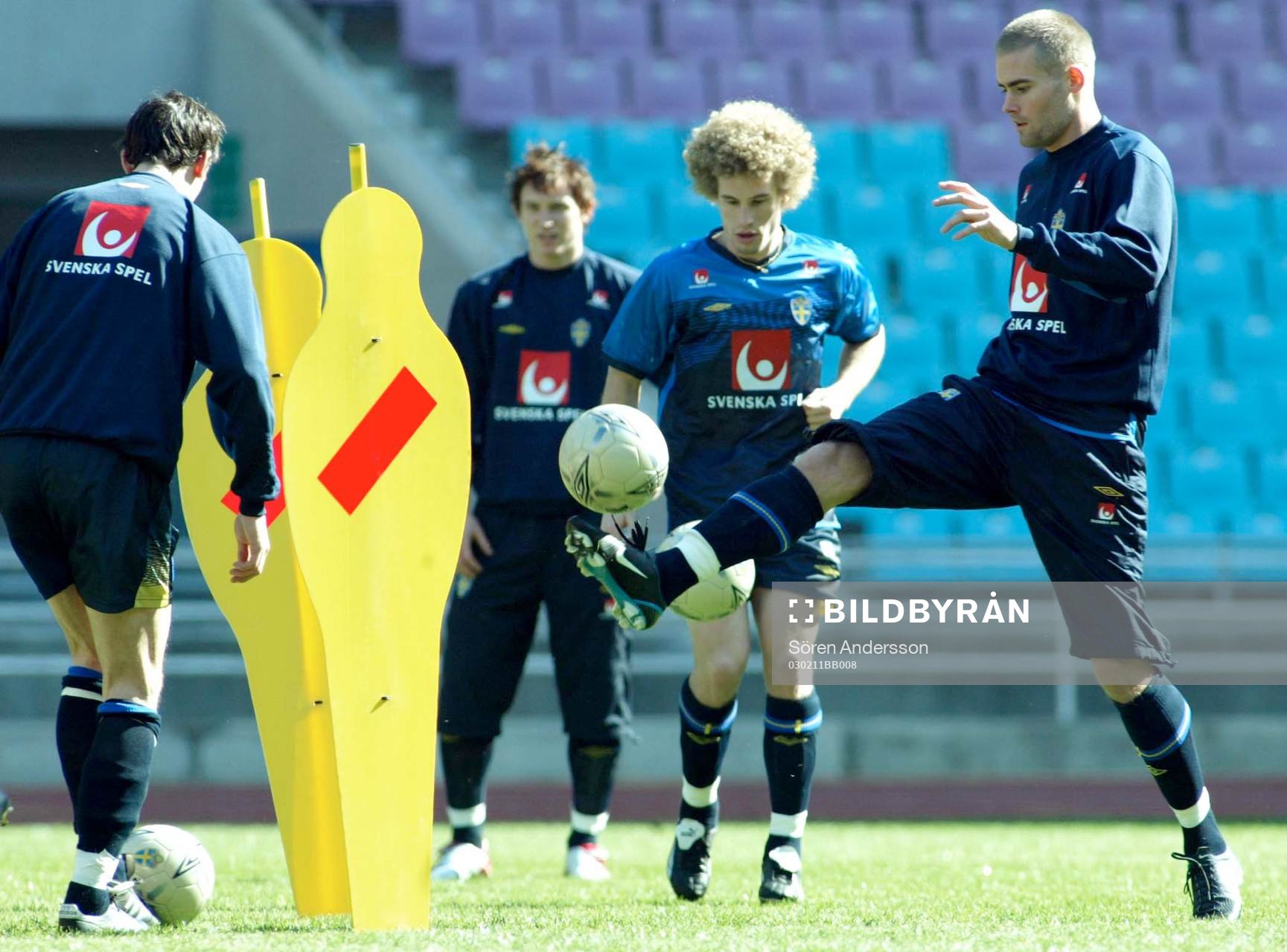 Christoffer Andersson och Olof Mellberg, Sverige
