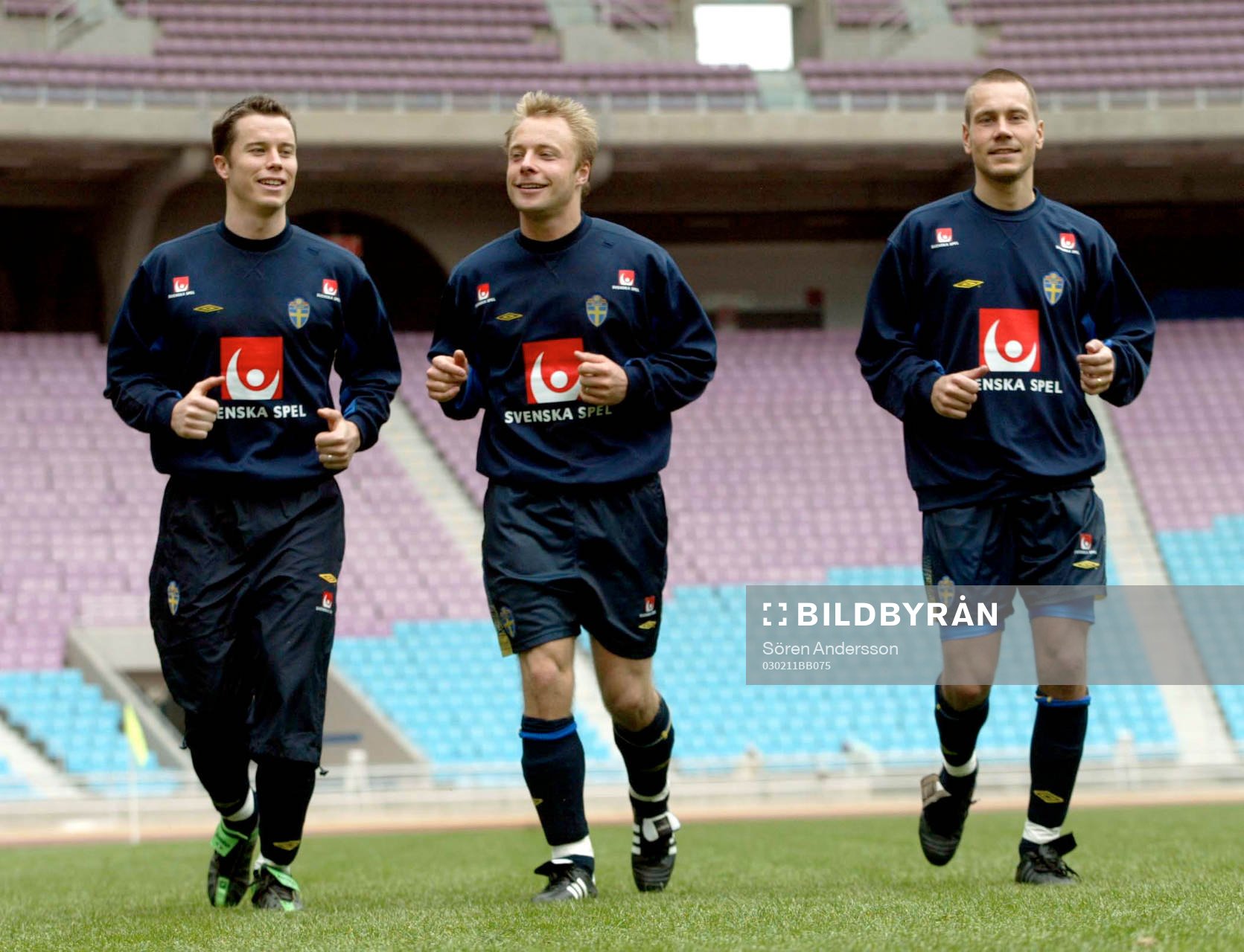 Daniel Andersson, Anders Andersson och Marcus Lantz, Sverige
