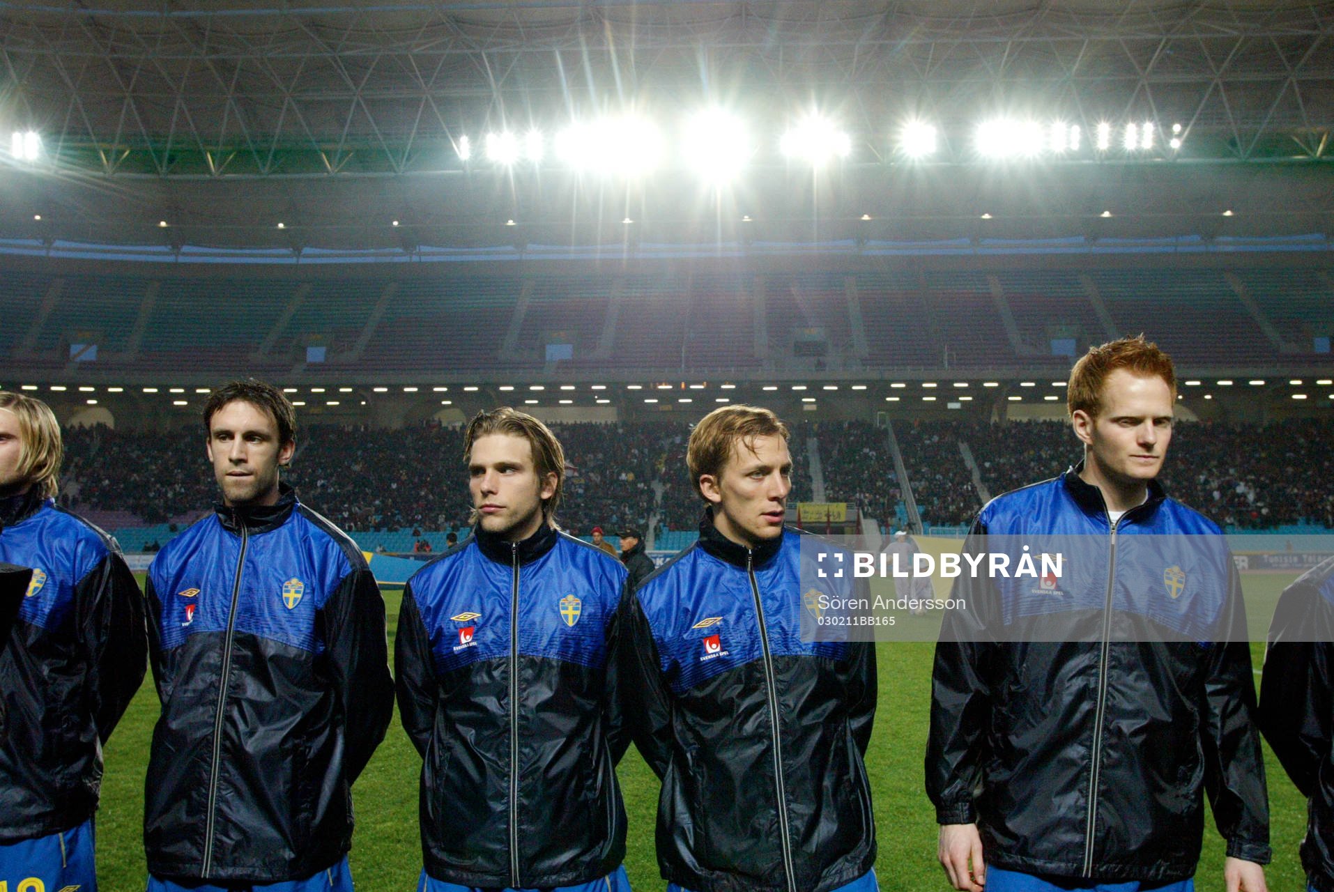 Line up, Anders Svensson, Erik Edman, Michael Svensson,