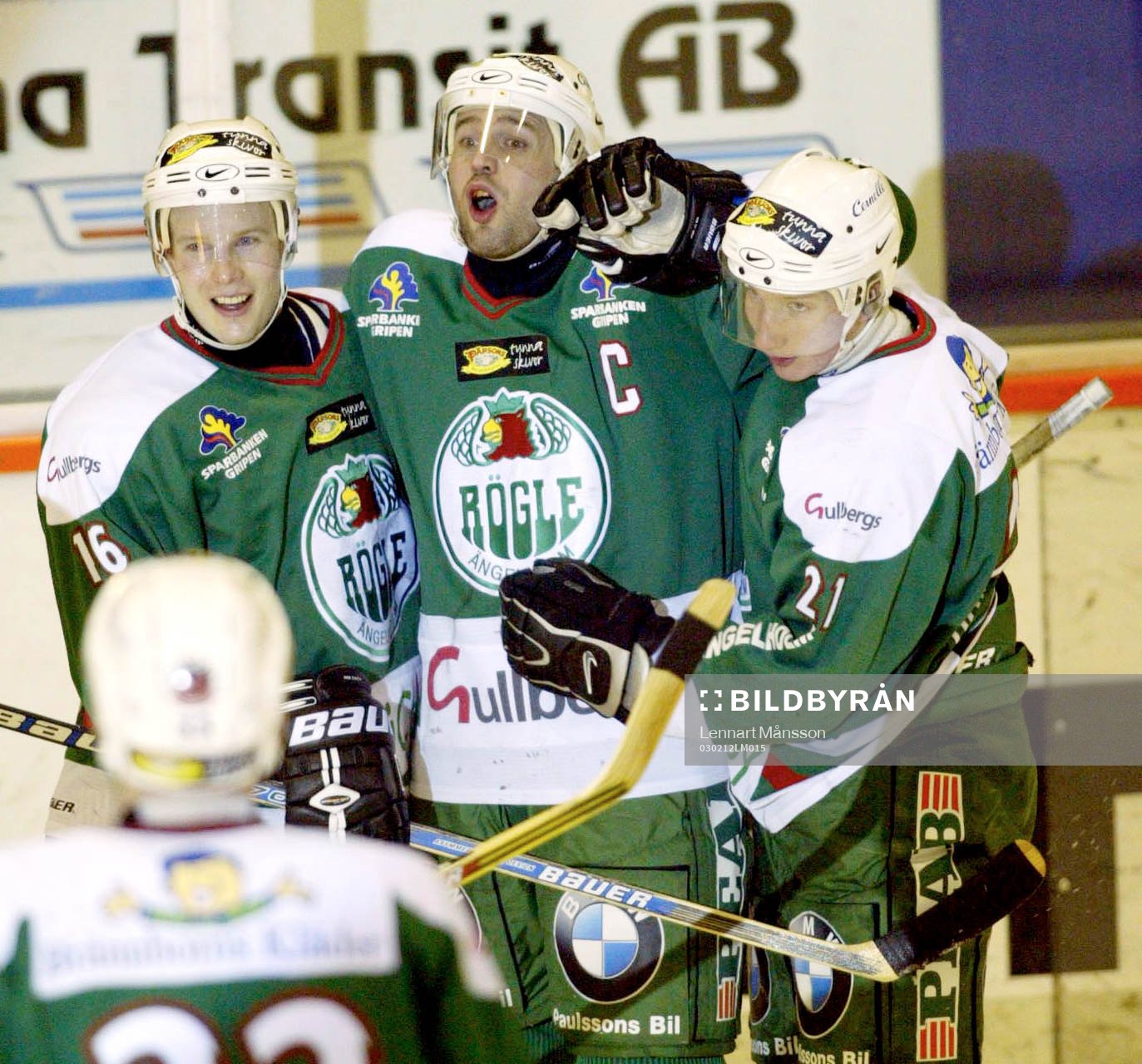 Veteranen Roger Hansson, jubel