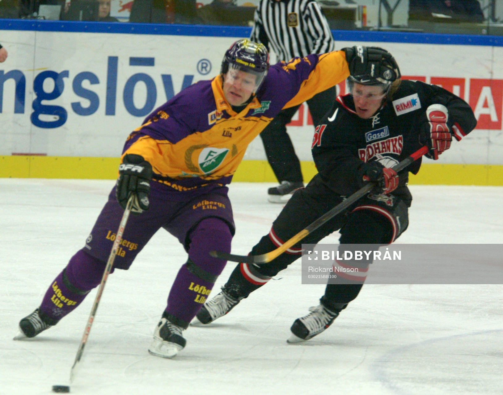 Ulf Söderström, Färjestad och Mika Hannula, Malmö