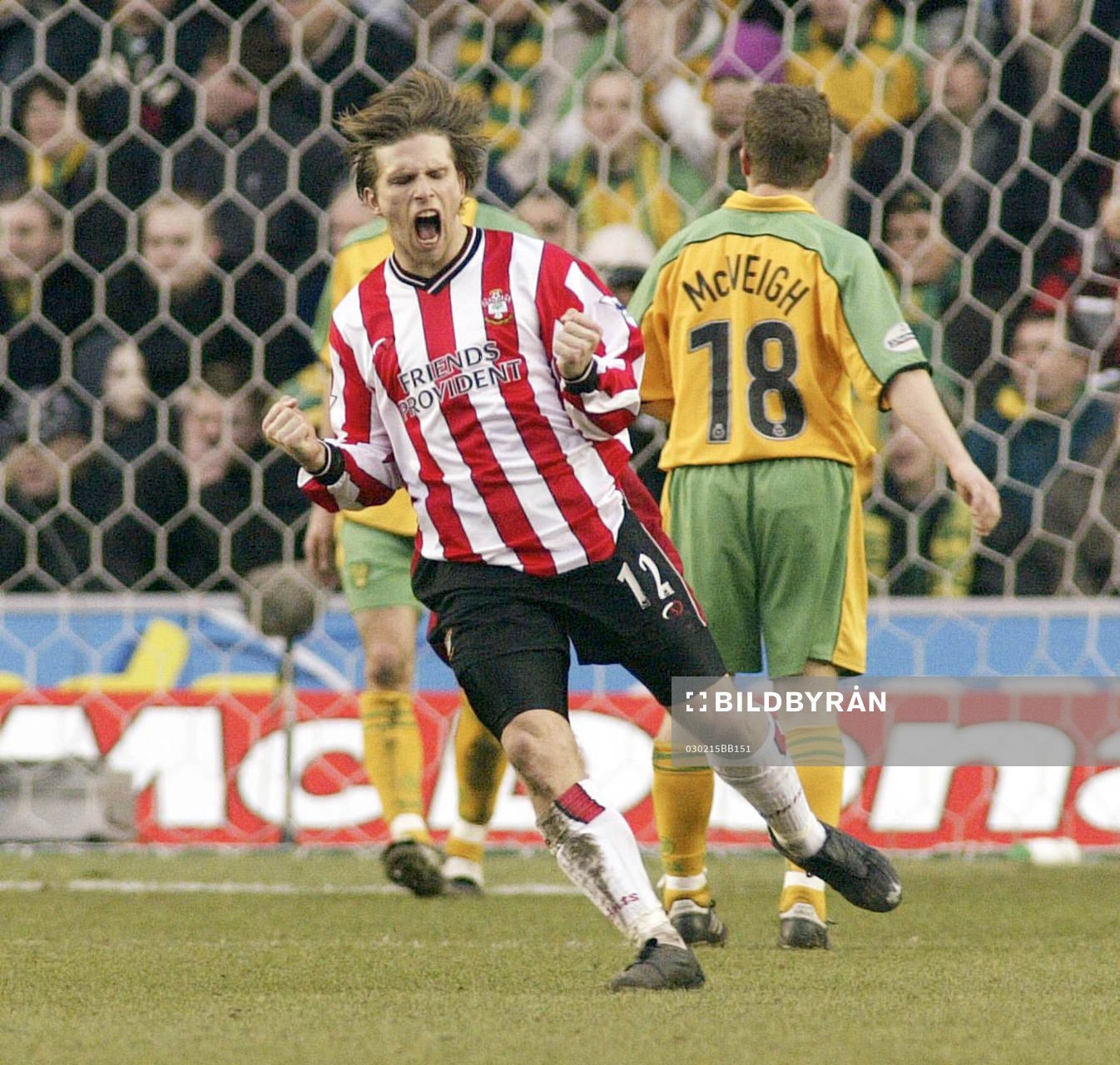  Anders Svensson, Southampton jubel.