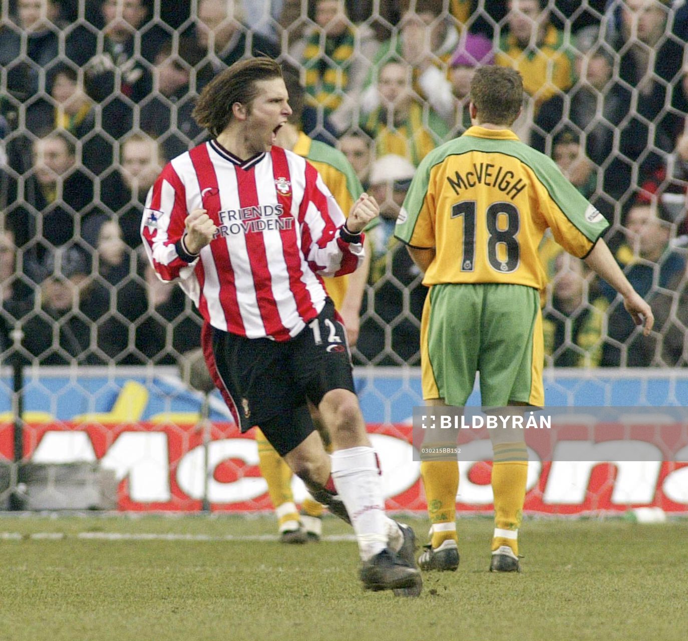 Anders Svensson, Southampton jubel