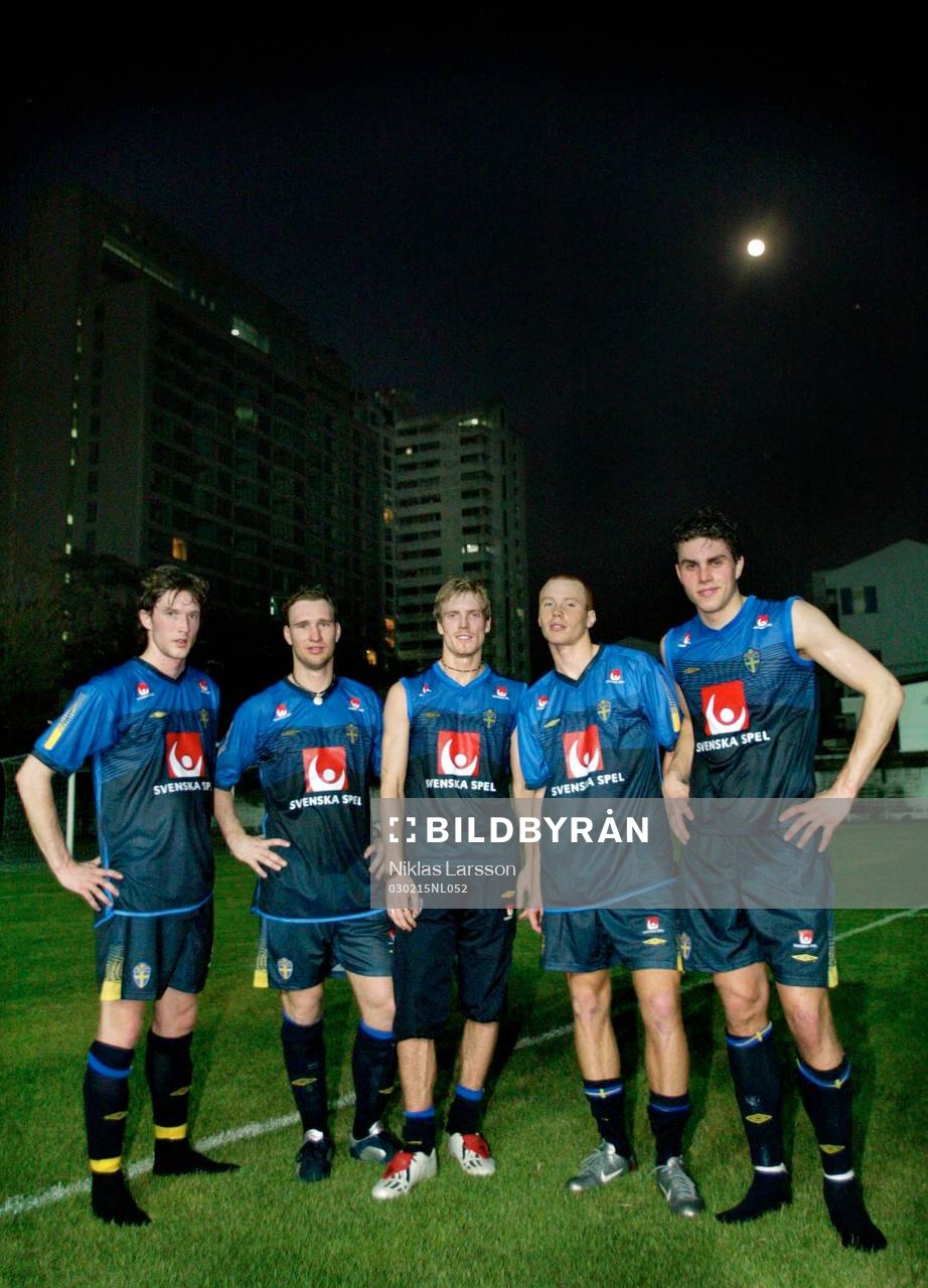 Johan Elmander, Alexander Farnerud, Christian Willhelmsson,