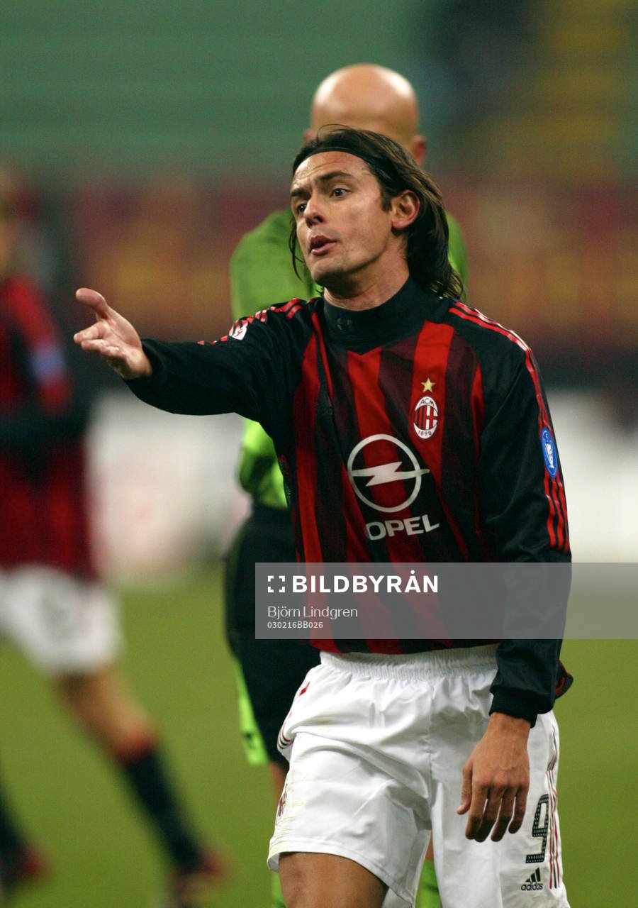 Fotboll, Italiensk, Serie A, Filippo Inzaghi, Milan