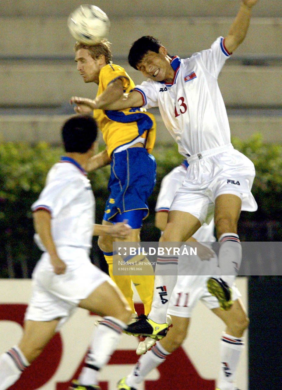Christian Wilhelmsson, Sverige och Pak Yong Chol, Nordkorea