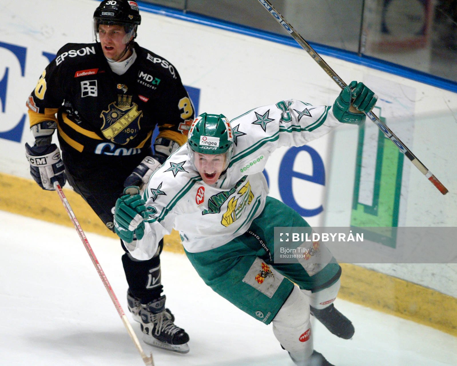 Ola Möllerstedt, AIK och en jublande Tomas Kollar, Hammarby