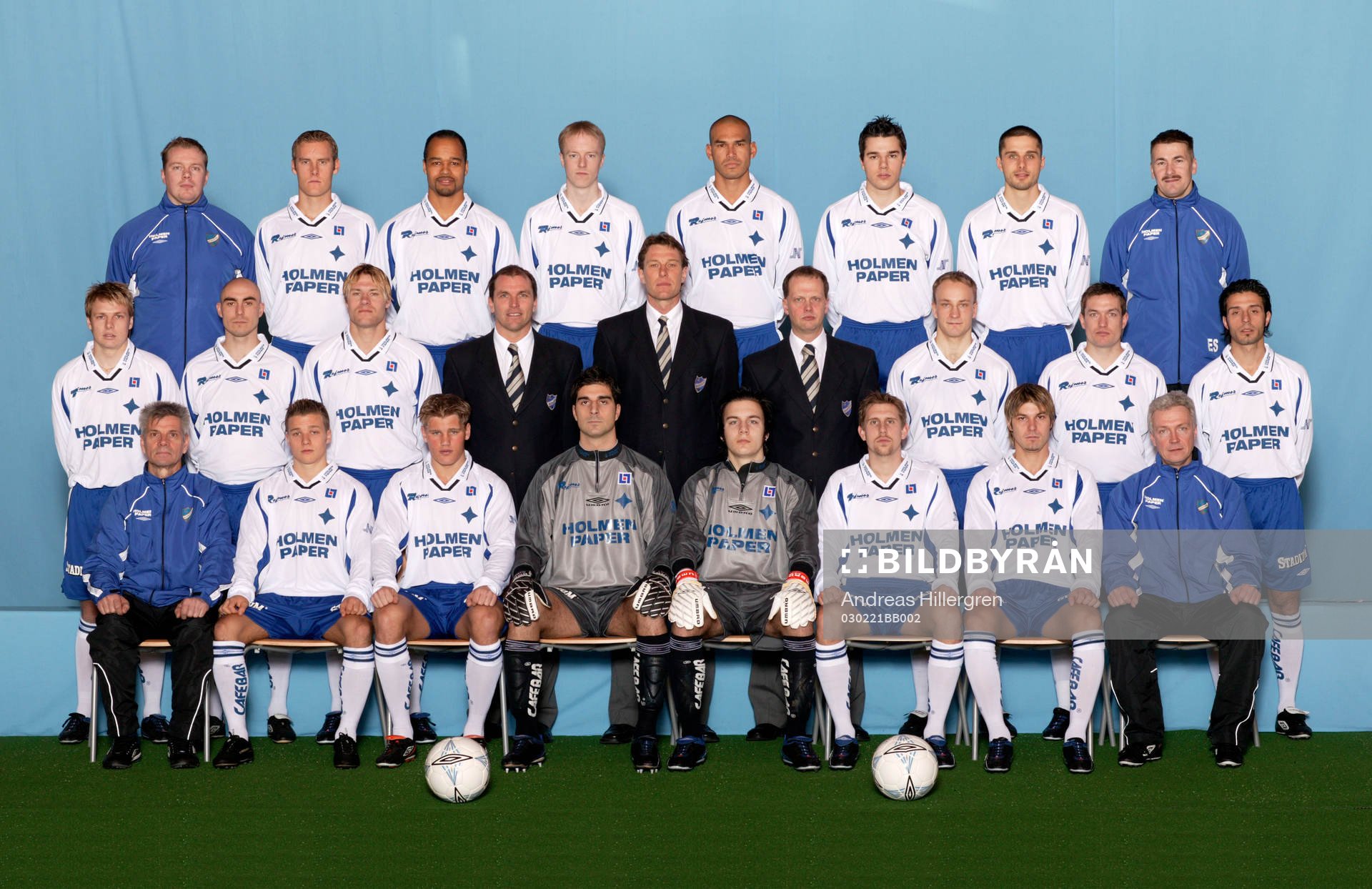 Övre fr. vä: Peter Lundgren Naprapat, Mikael Roth, Filip