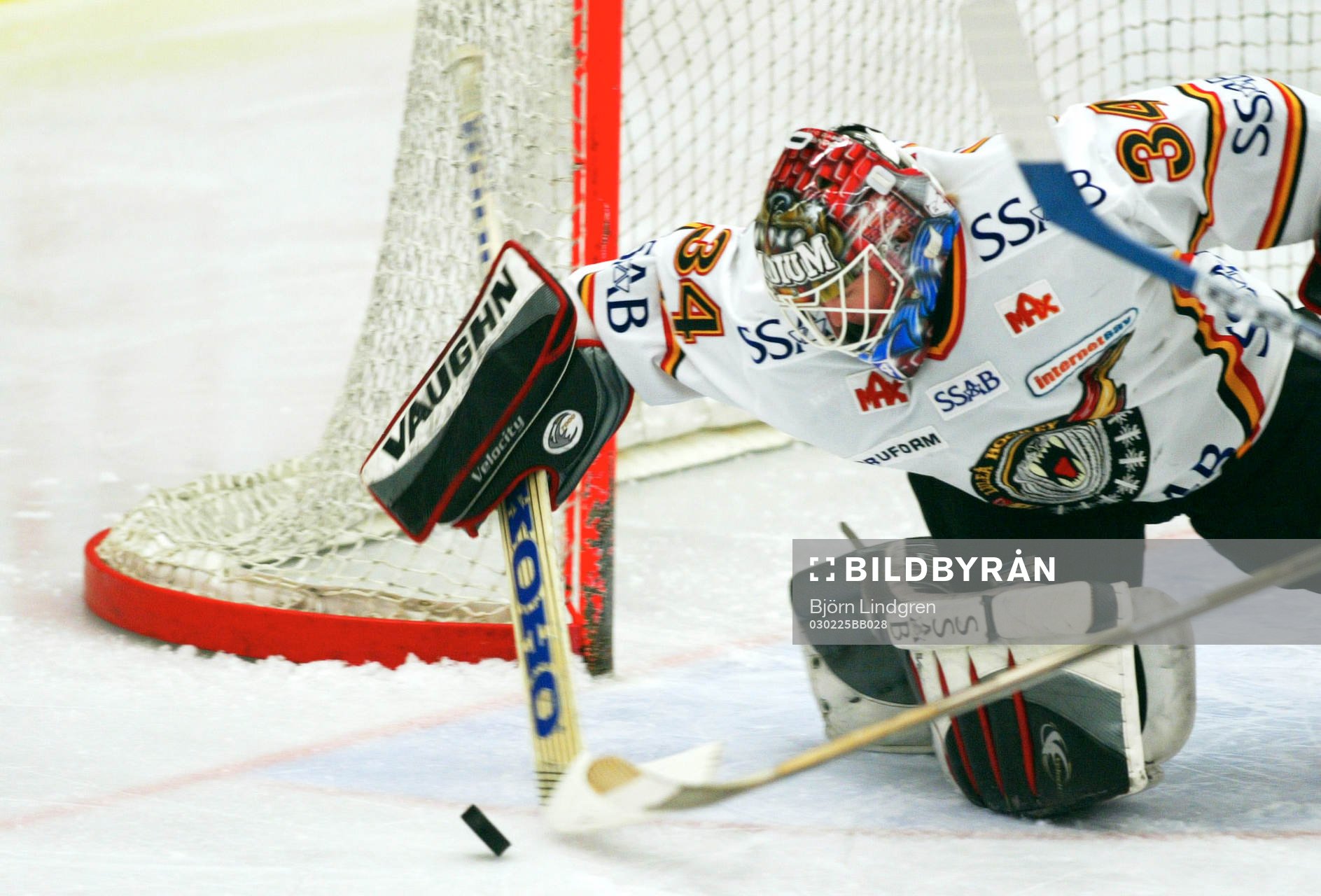Daniel Henriksson, målvakt, Luleå som spelat alla 50