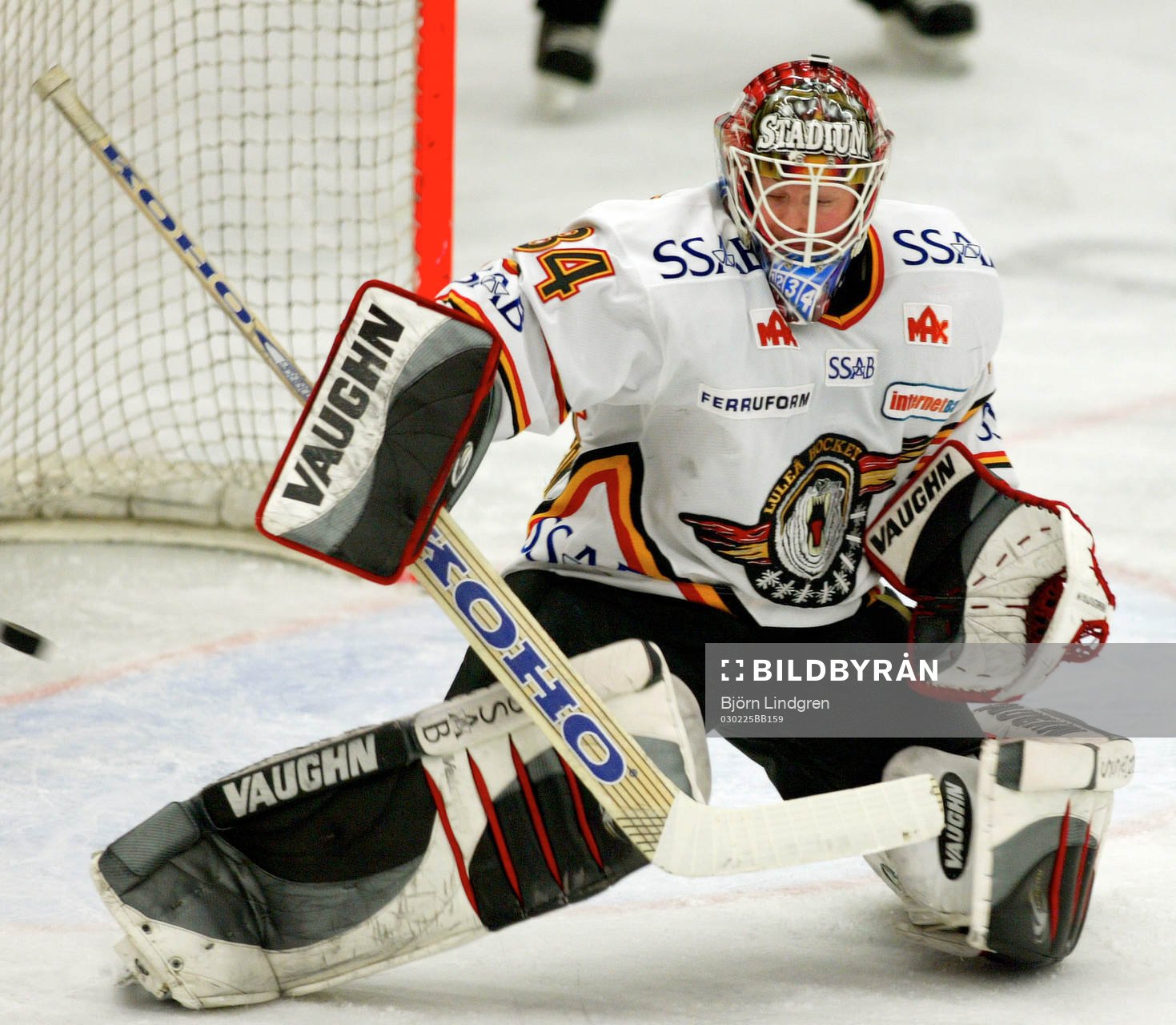 Daniel Henriksson, målvakt, Luleå som spelat alla 50