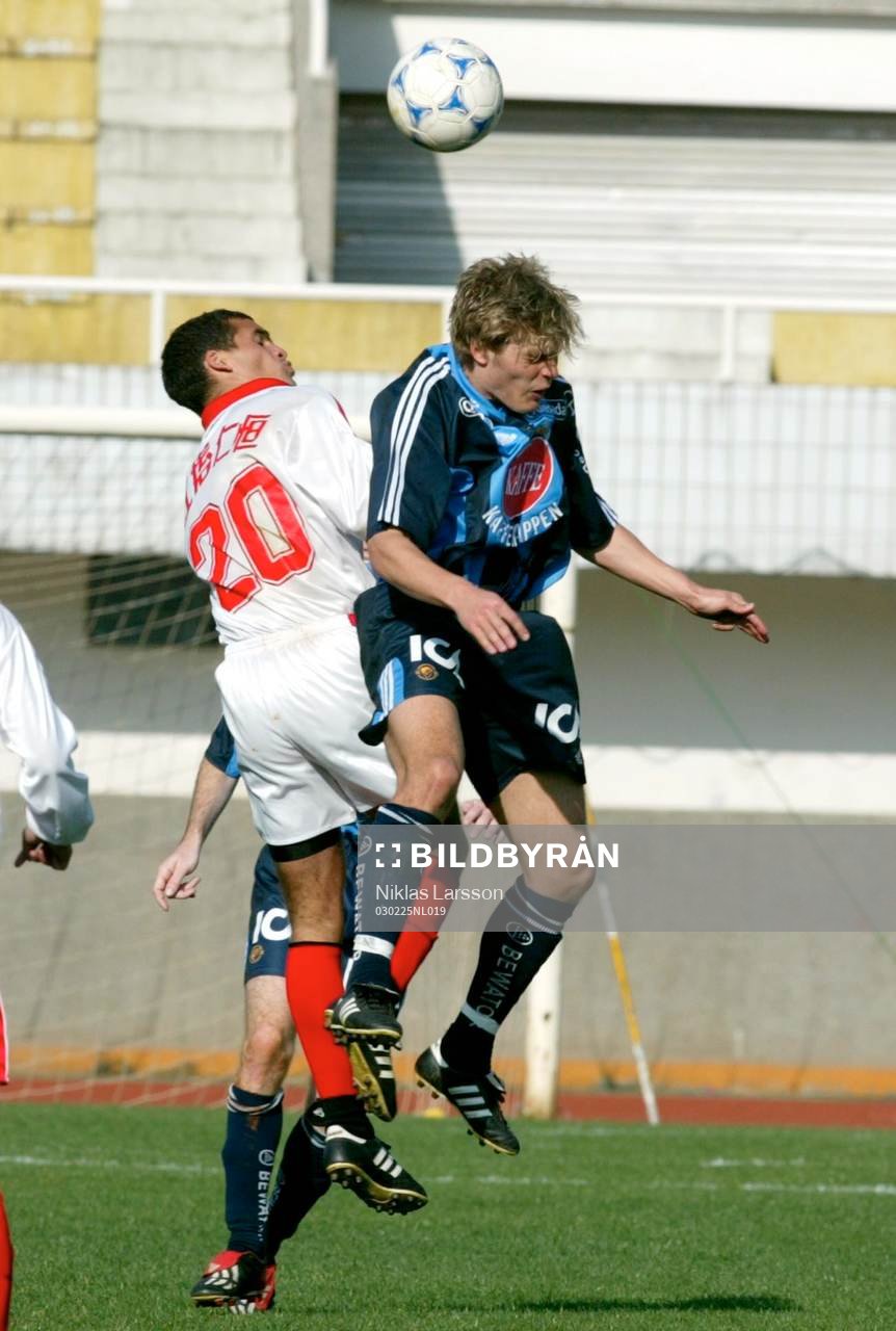 Johan Arneng, Djurgården debuterade i dagens match