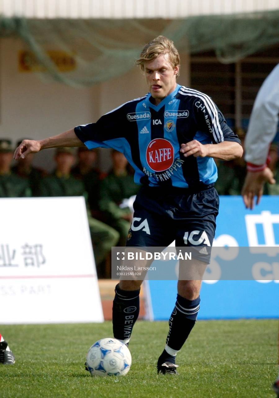 Johan Arneng, Djurgården debuterade i dagens match