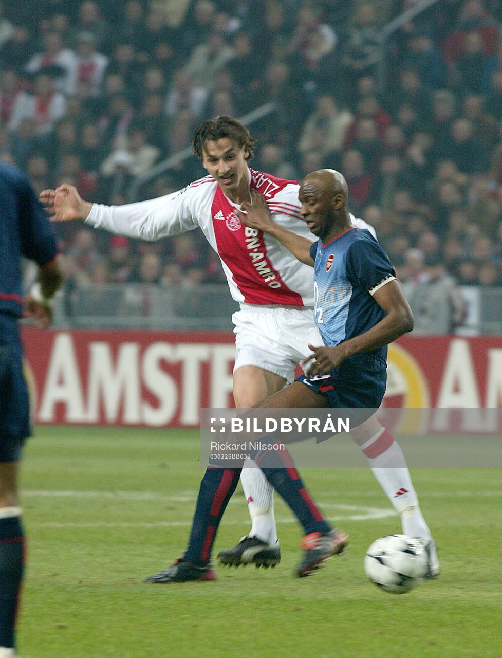 Zlatan Ibrahimovic, Ajax och Sol Campbell, Arsenal
