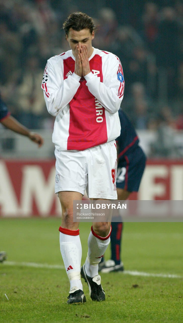 Zlatan Ibrahimovic, Ajax, missade en målsituation