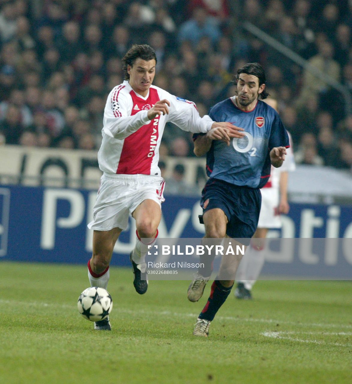 Zlatan Ibrahimovic, Ajax och Robert Pires, Arsenal