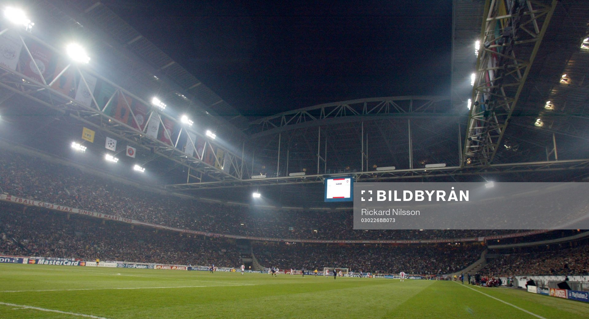 Fotboll, Champions League, Ajax, Arena, läktare, Stadion,