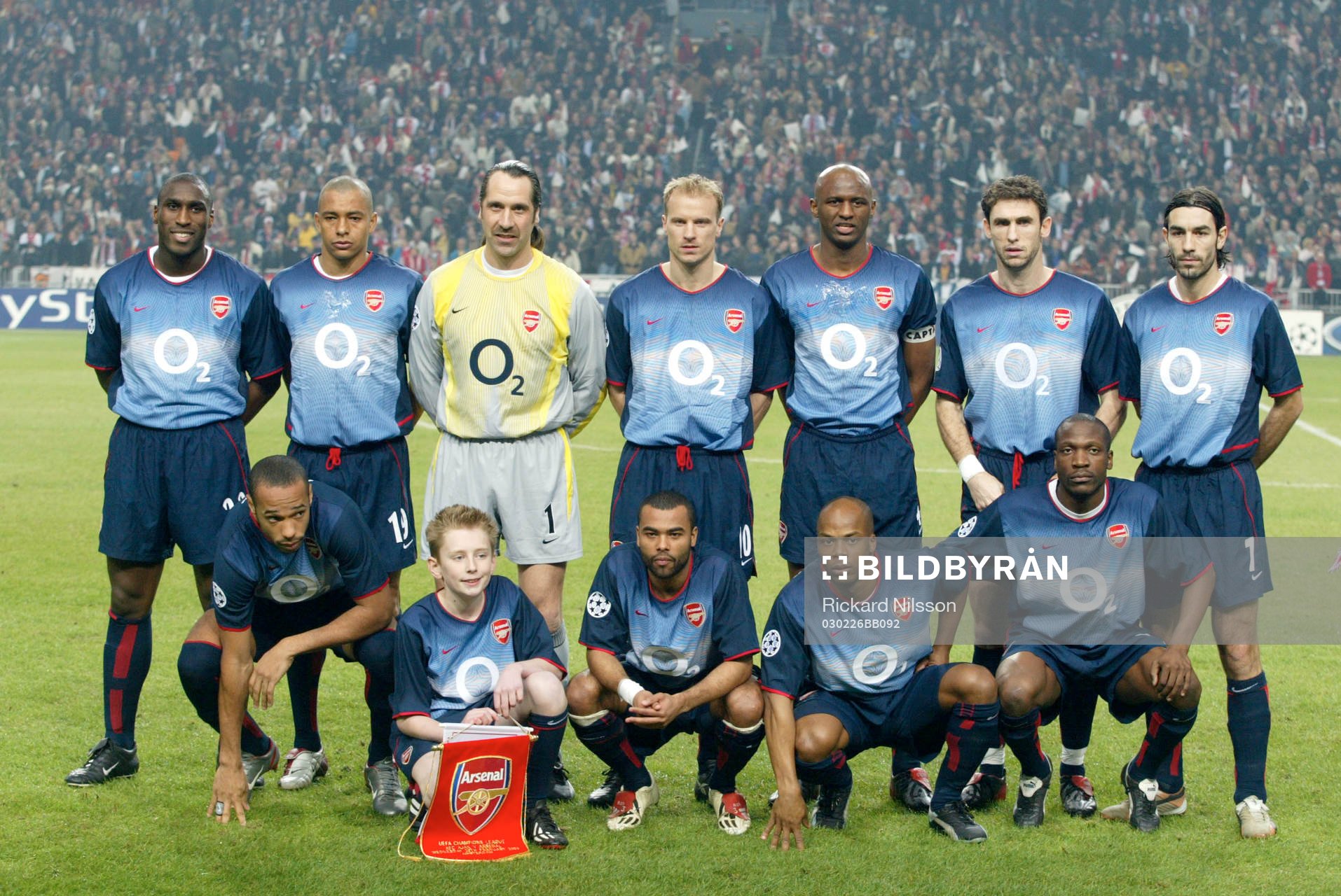 Fotboll, Champions League, Arsenal, lagbild