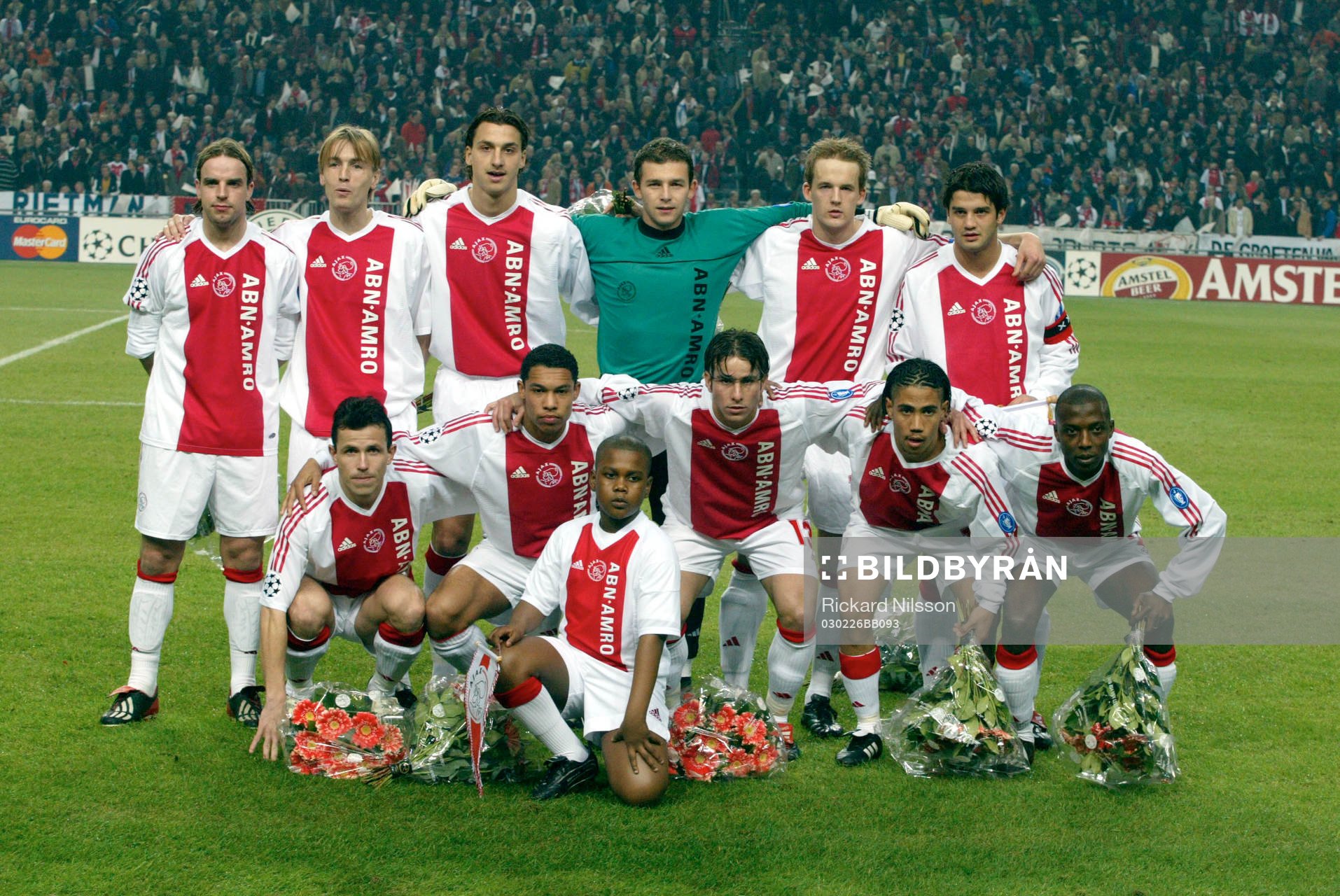 Fotboll, Champions League, Ajax, Lagbild