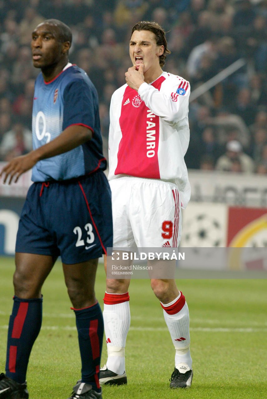Sol Campbell, Arsenal och Zlatan Ibrahimovic, Ajax