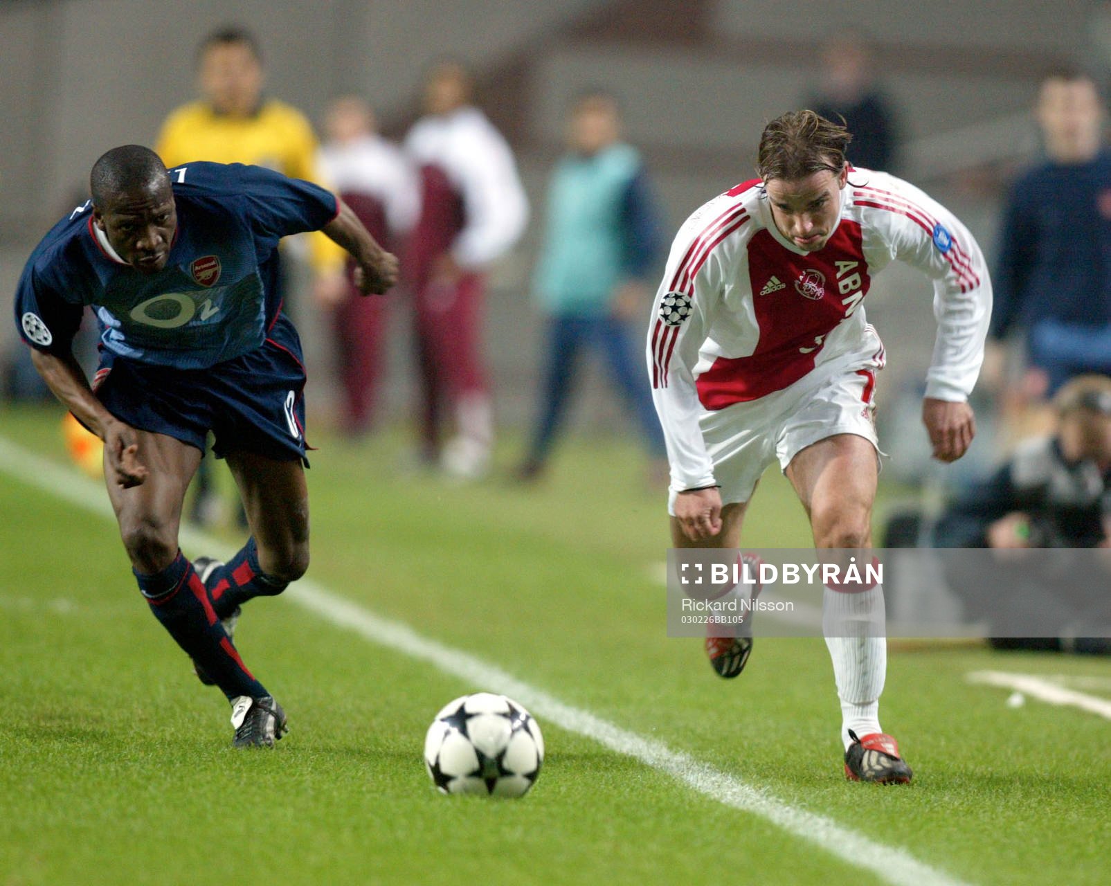 Martin Keown, Arsenal och Andy Van Der Meyde, Ajax