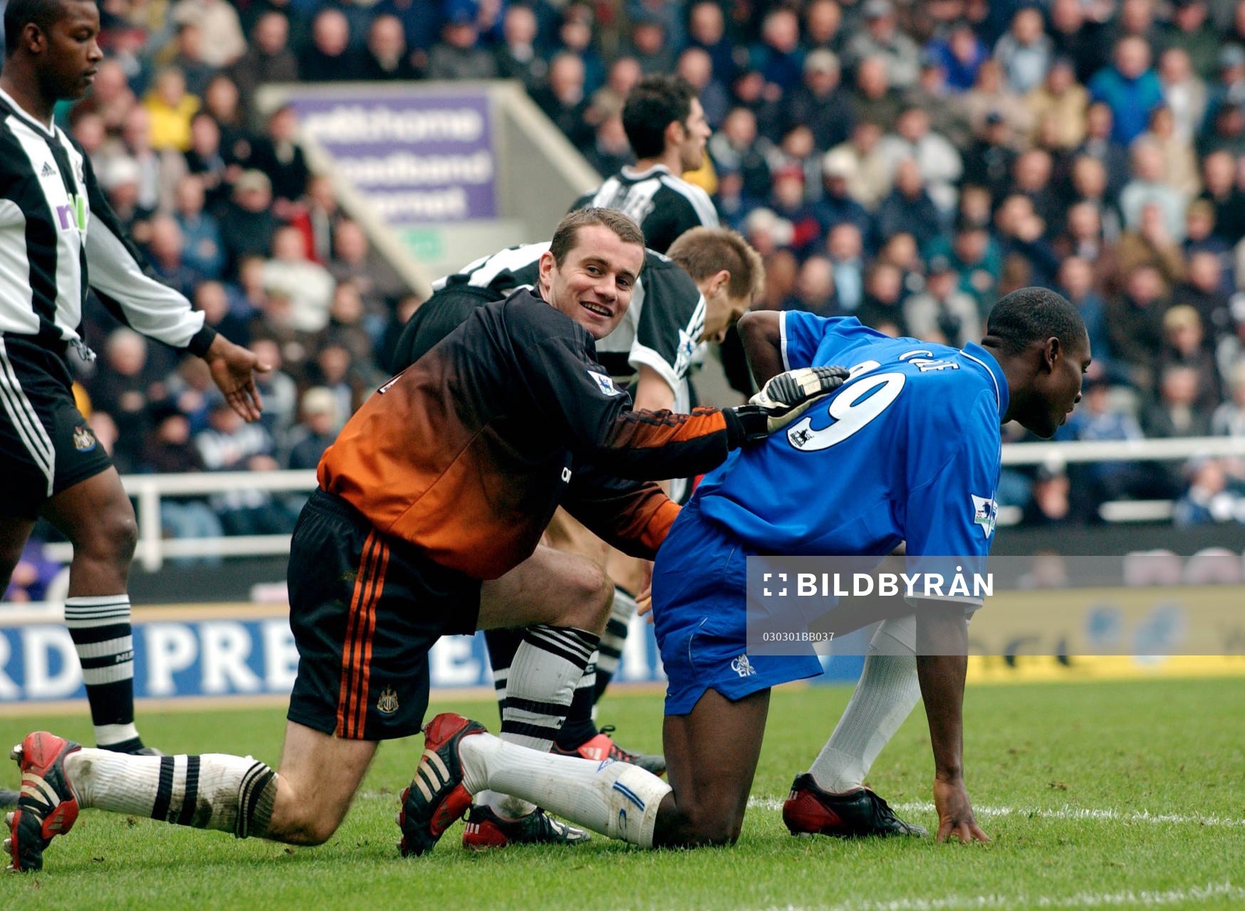Shay Given, Newcastle, målvakt och Carlton Cole, Chelsea
