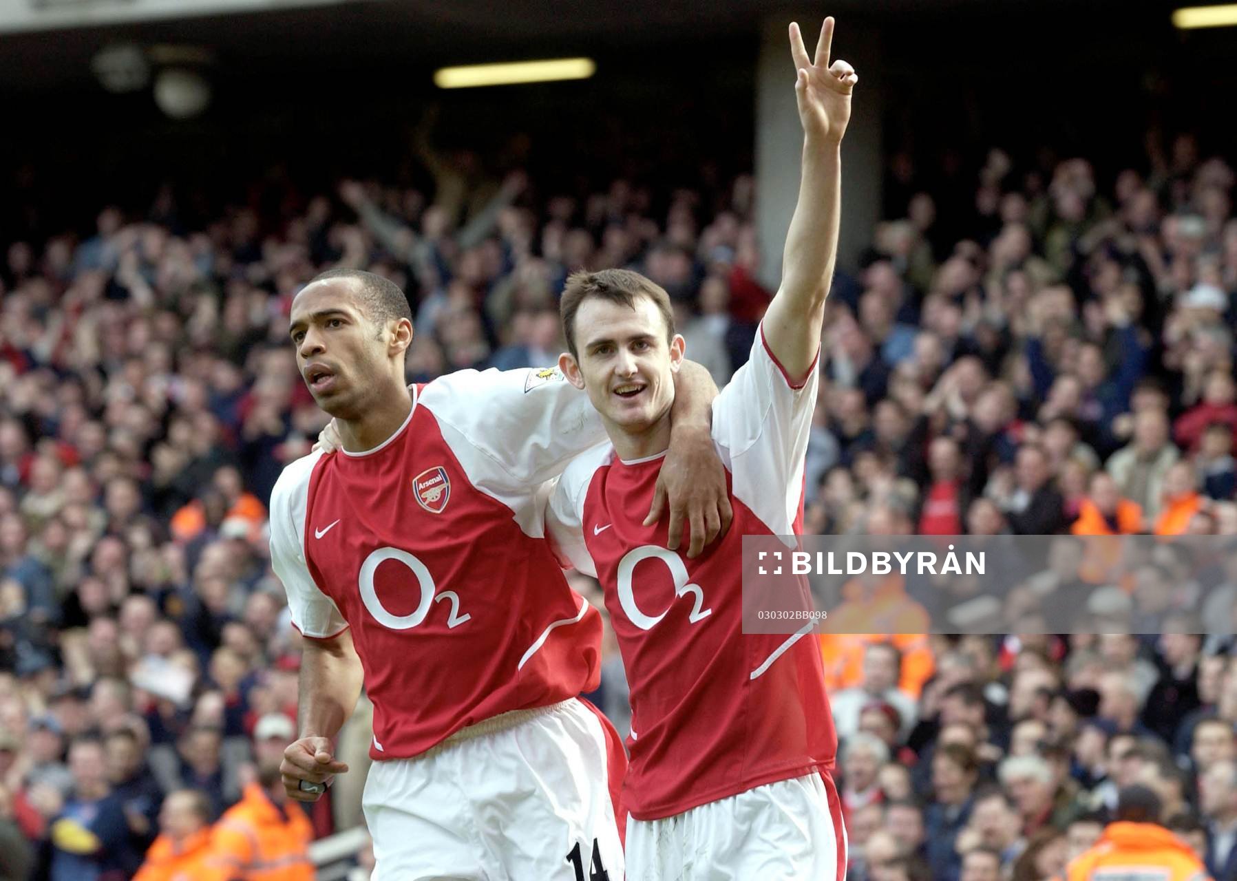  Theirry Henry och Francis Jeffers, Arsenal jublar (Jubel)