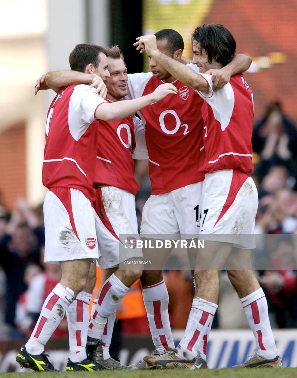 Francis Jeffers, Fredrik Ljungberg Theirry Henry och Robert