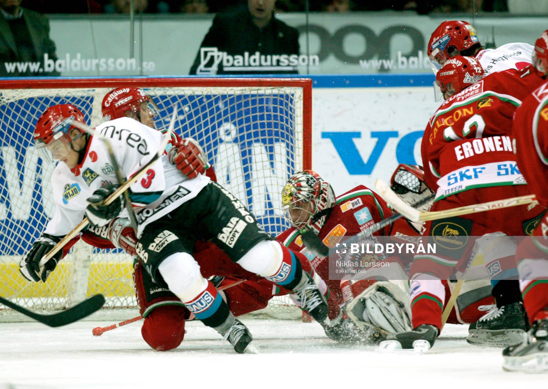 Modo kvitterar till 2-2 bakom henrik Lundqvist, Frölunda