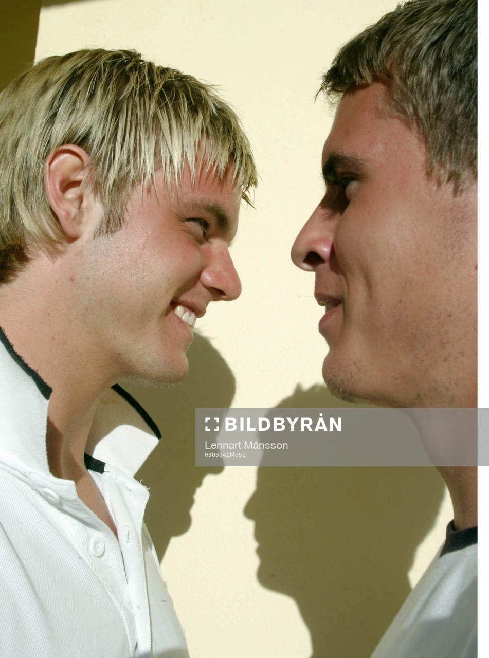 18-åringarna Martin Fribrock (t.v.) och Andreas Dahl