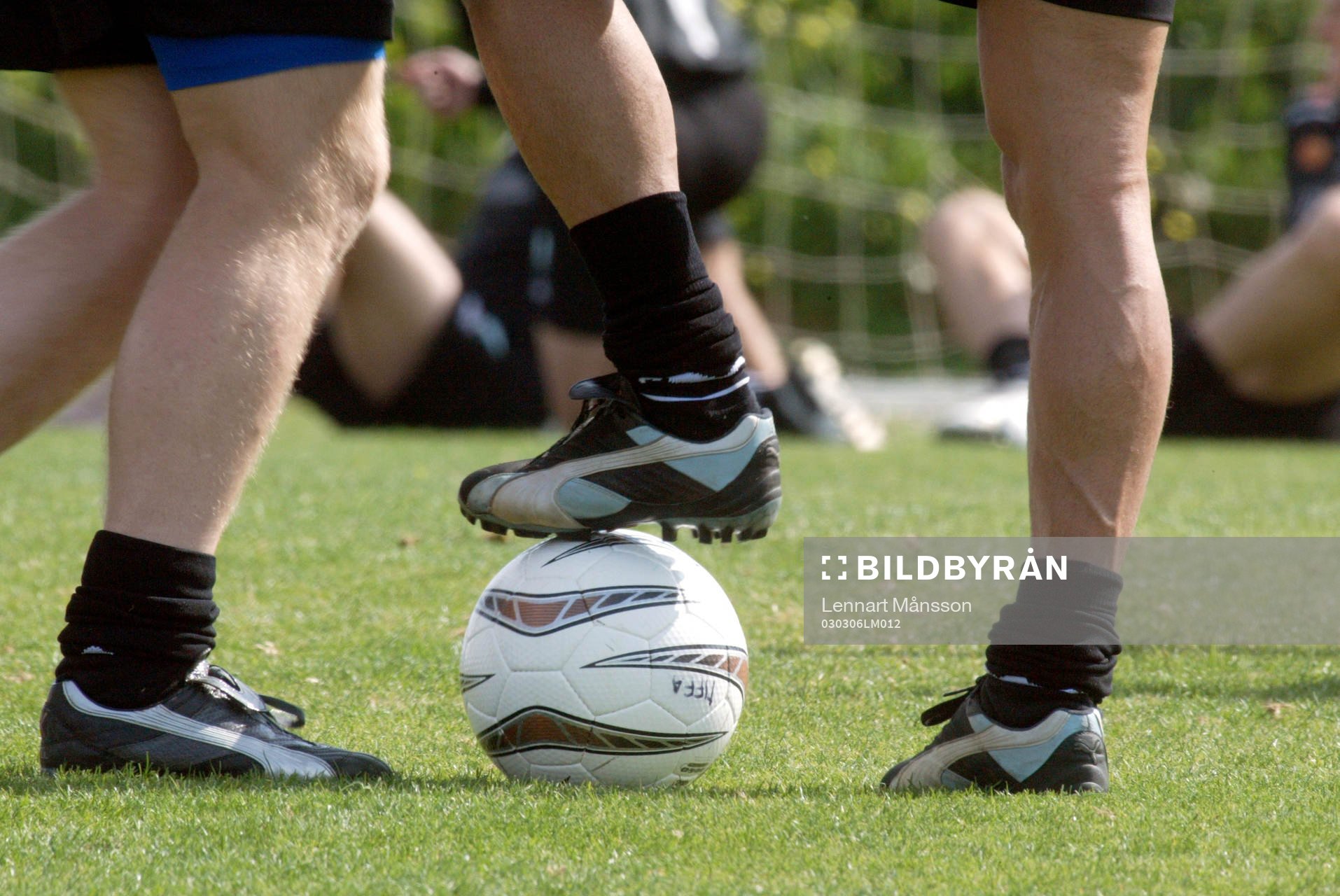 Boll, fötter fotbollsko