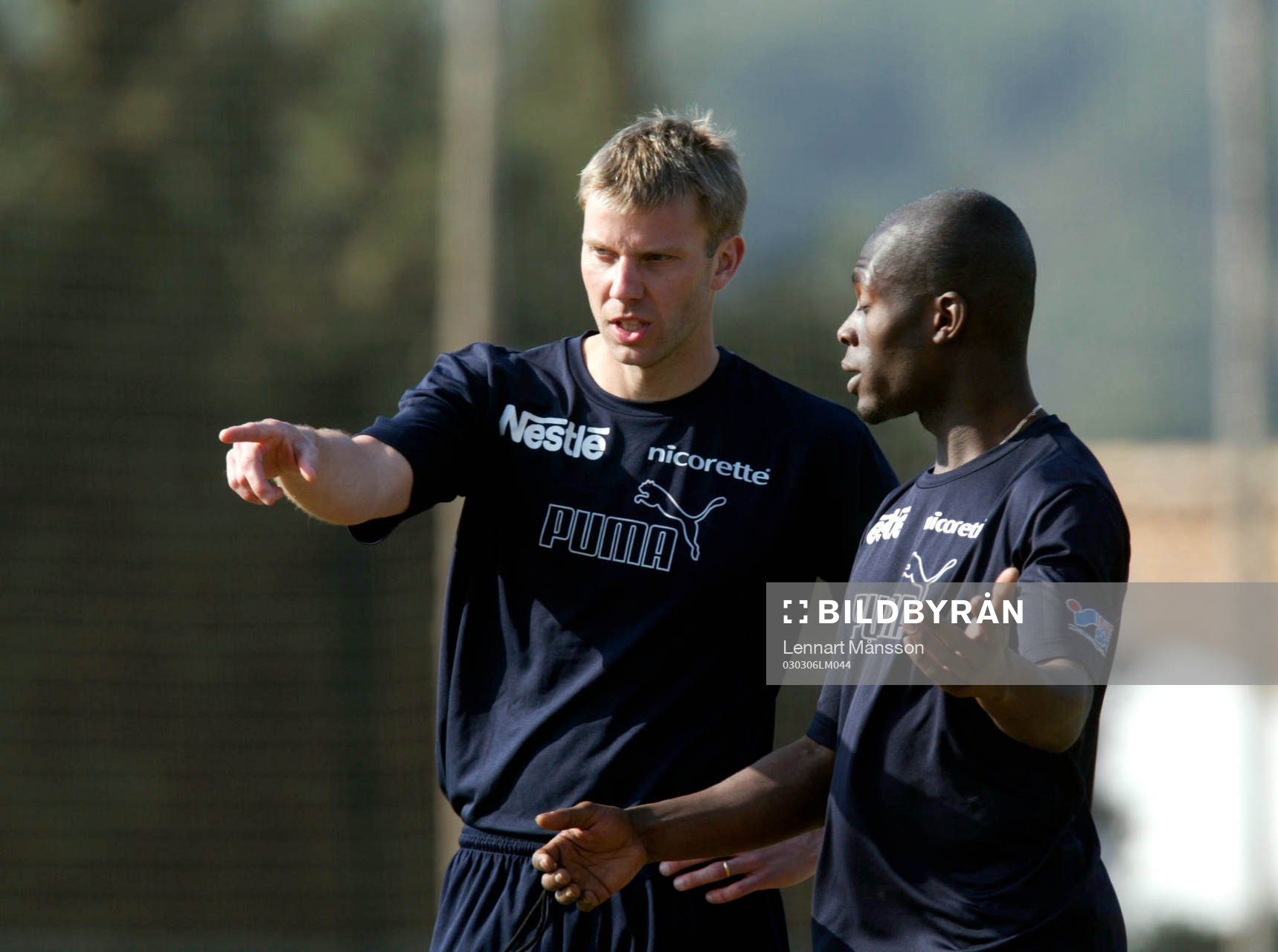  Gammal och ung, Hans Eklund och unge John Pelu, 20..