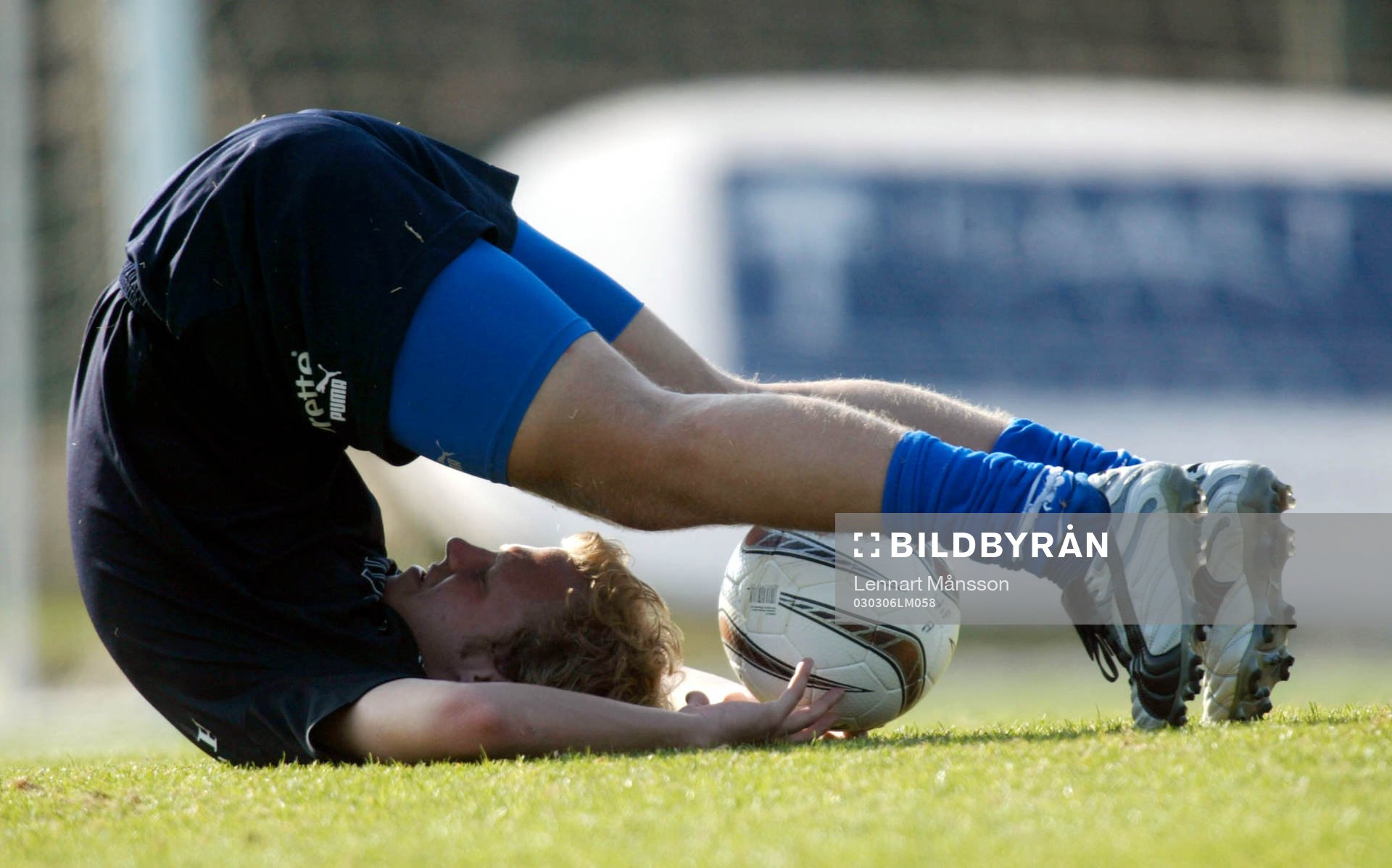  Gustaf Andersson, Helsingborg, stretch.