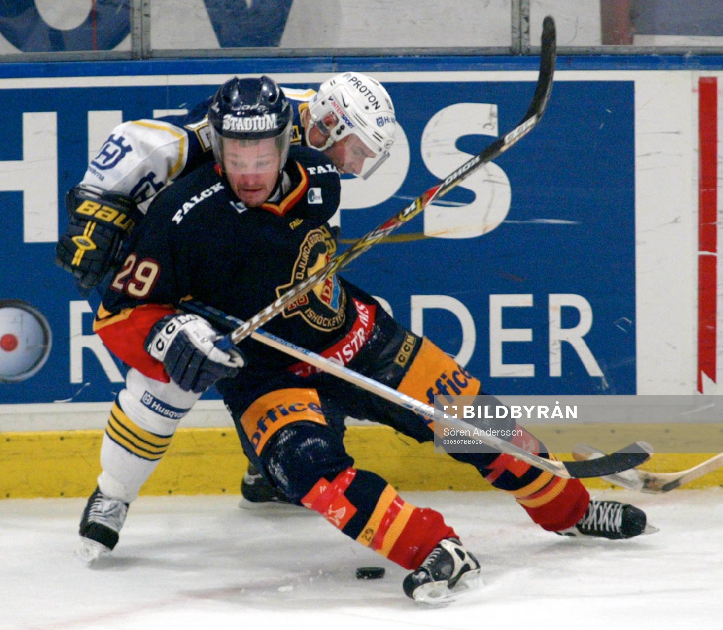 Mikael Magnusson, Djurgården och Peter Ekelund, HV71