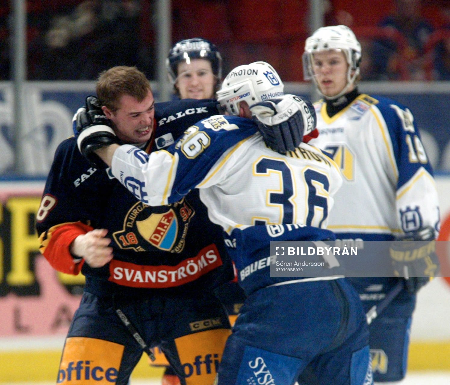 Per-Antor Lundström, Djurgården och Lubomir Korhon, HV71