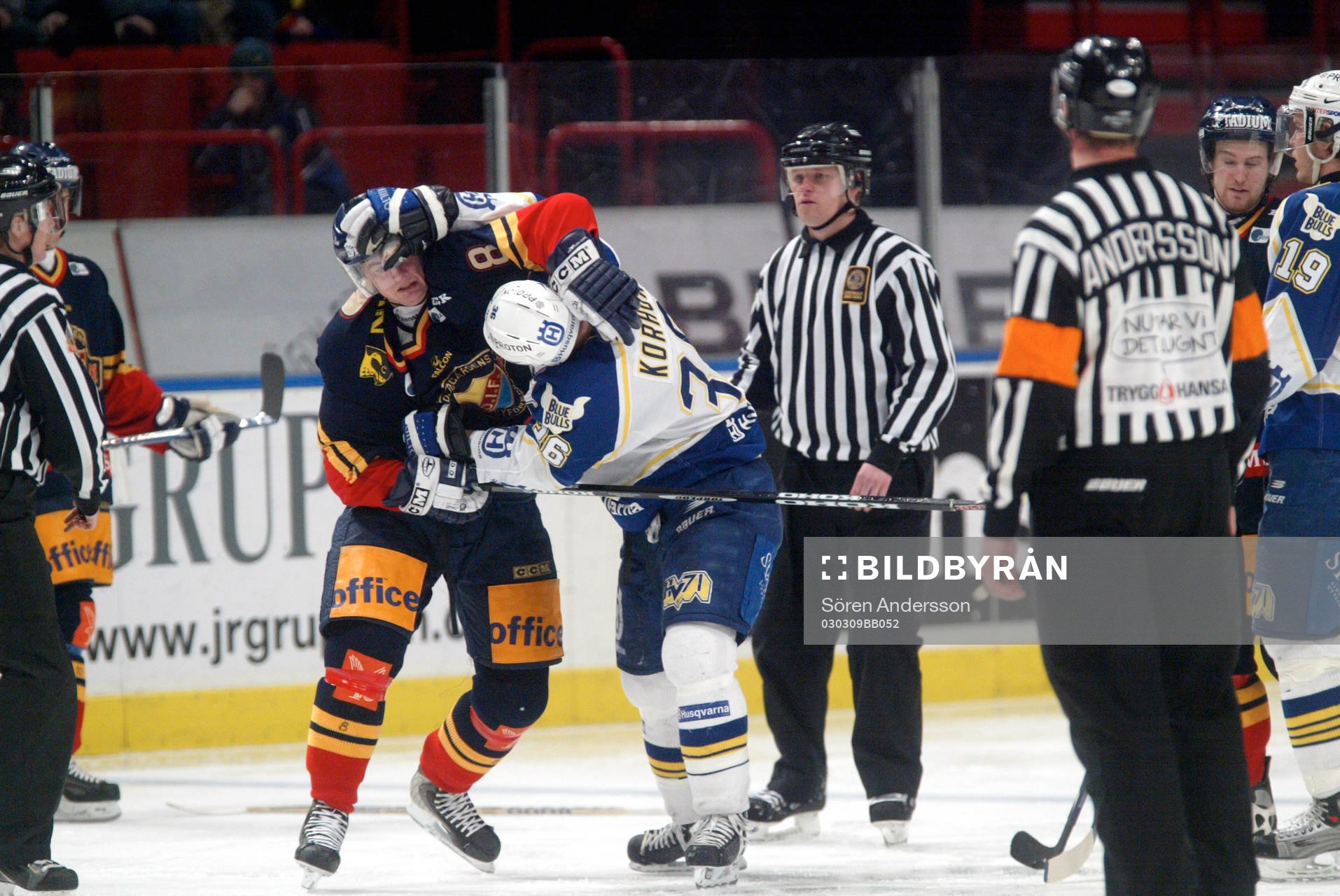 Per-Anton Lundström, Djurgården och Lubomir Korhon, HV71.
