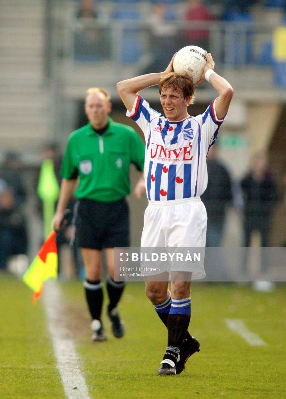 Fotboll, Holländsk, Erik Edman, Heerenveen, inkast