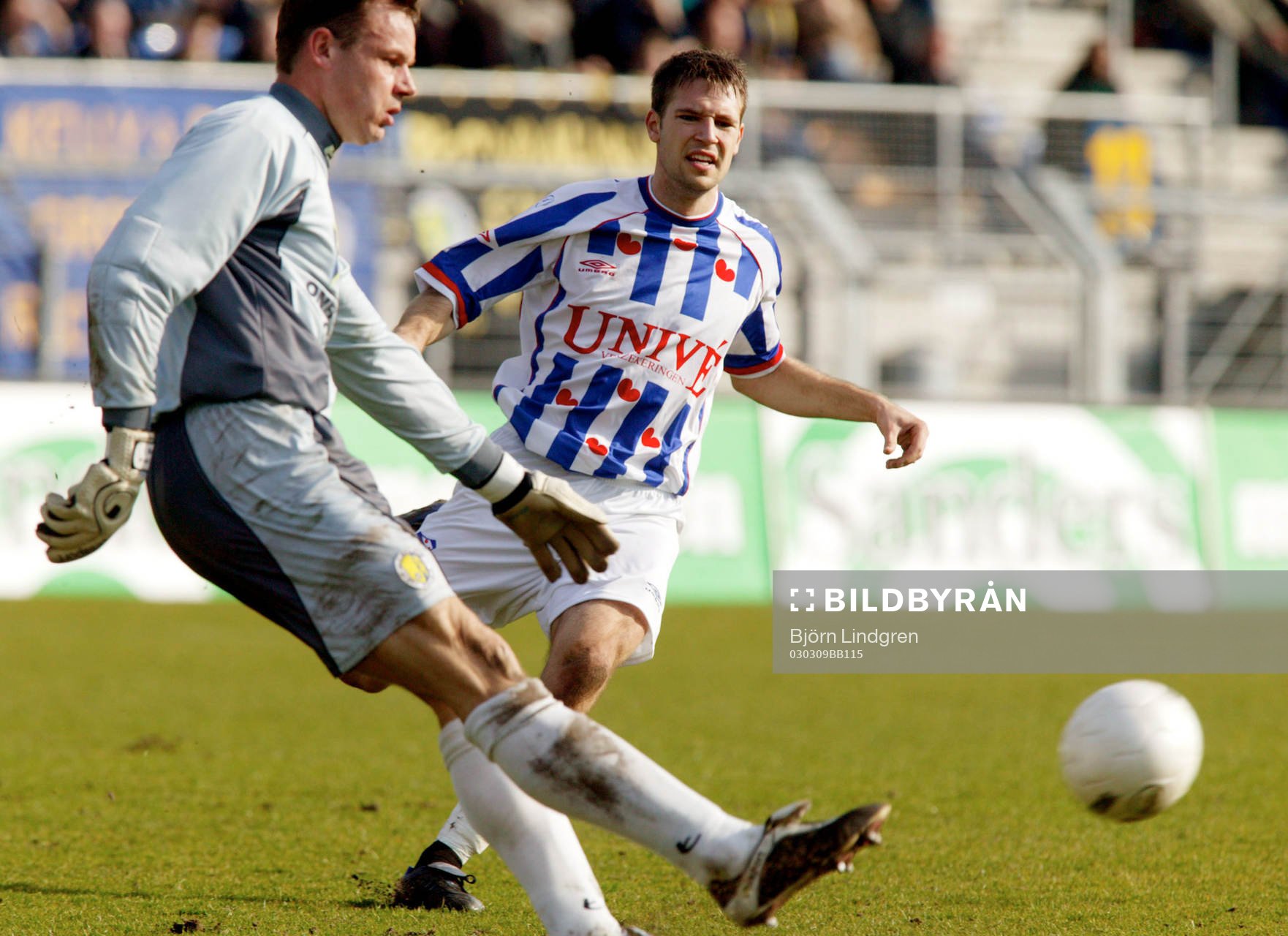 Matchen slutade 0 - 3. Stefan Selakovic, Heerenveen var